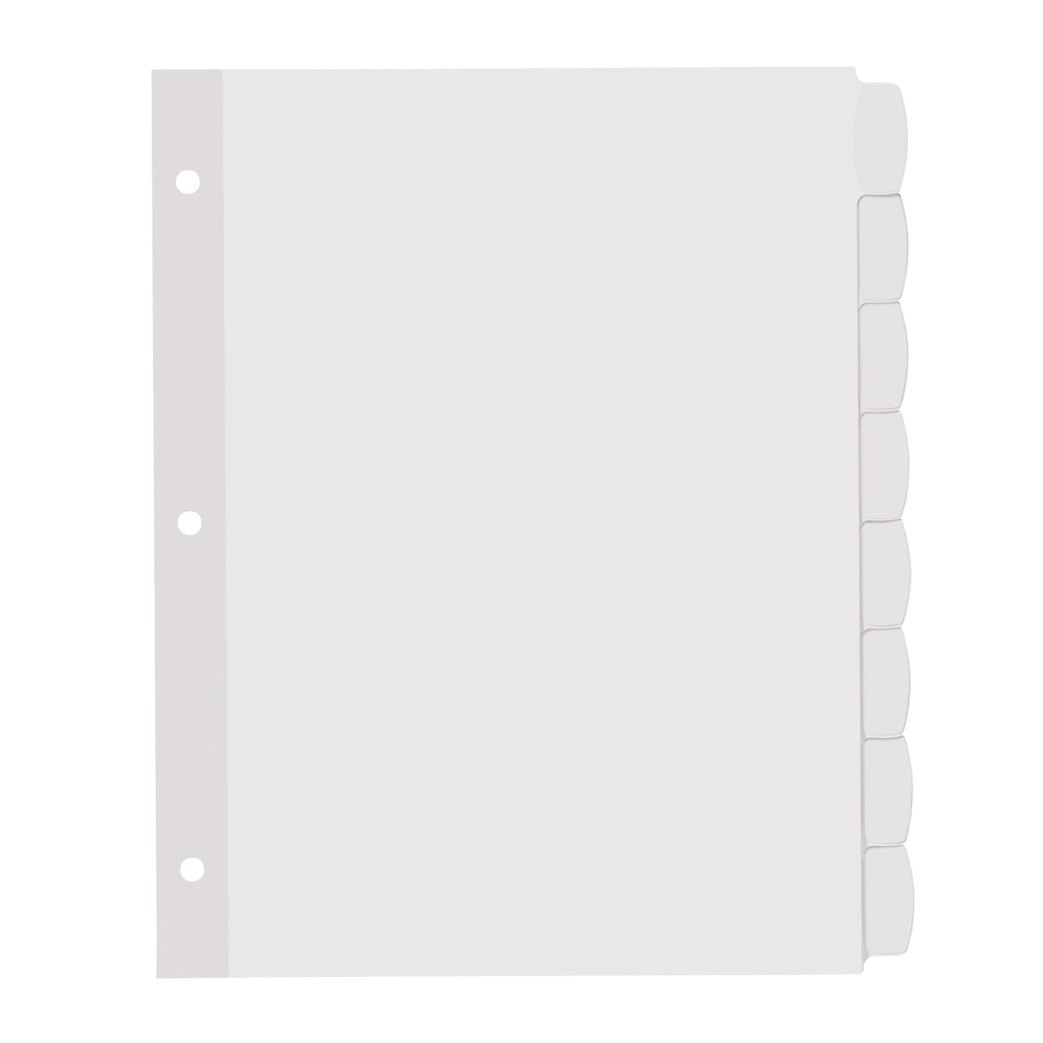 Avery Easy Peel Pop-up Edge Label Dividers, 8 1/2in x 11in, 8-Tab, White, Pack Of 4 - Image 3