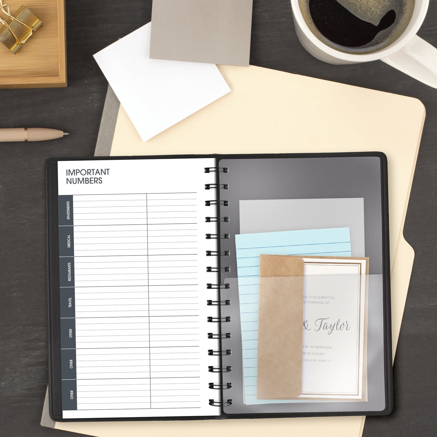 AT-A-GLANCE 2027 Daily Quarter-Hour Appointment Book Planner, Black, Small, 5in x 8in - Image 5