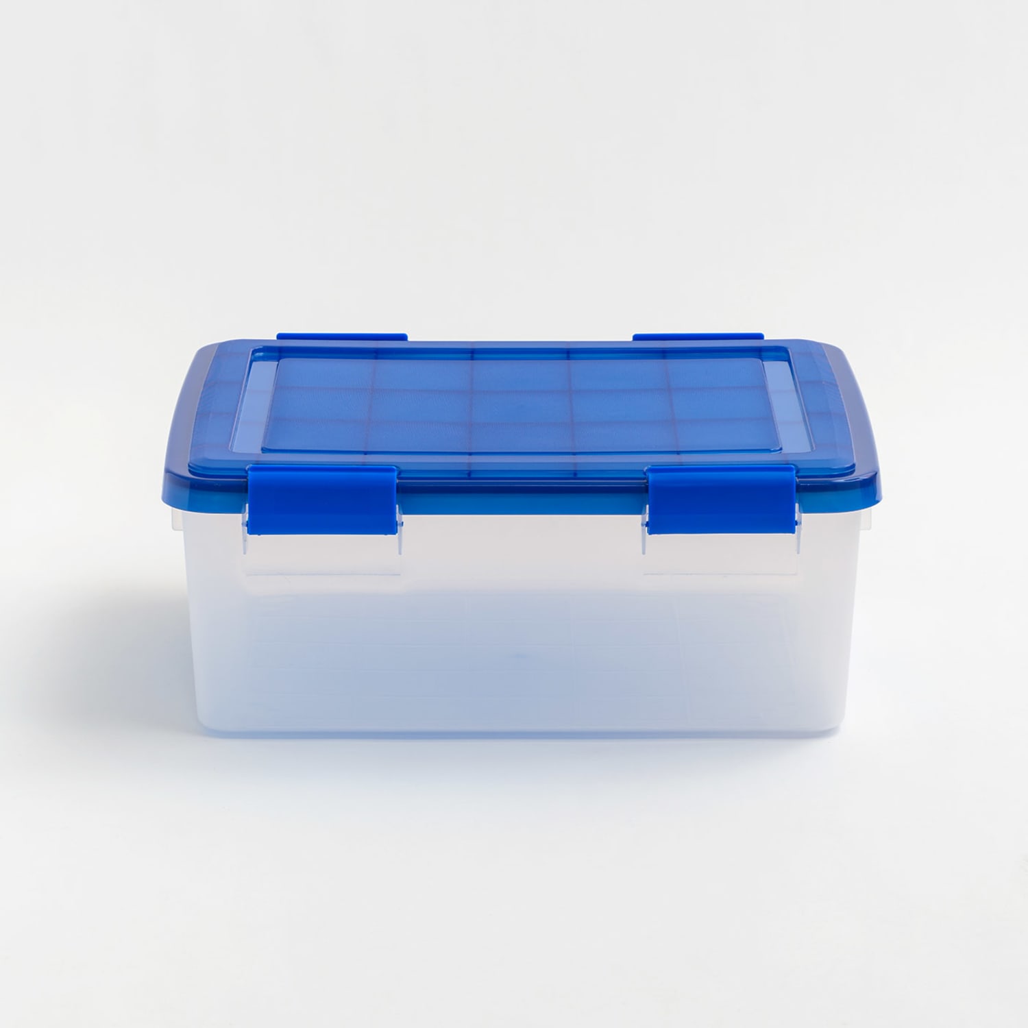 Iris Ultimate Weathertight Storage Boxes, 19-3/4inL x 16-3/16inW x 10-1/4inH, 30 Qt, Clear, Set Of 4 Boxes - Image 4