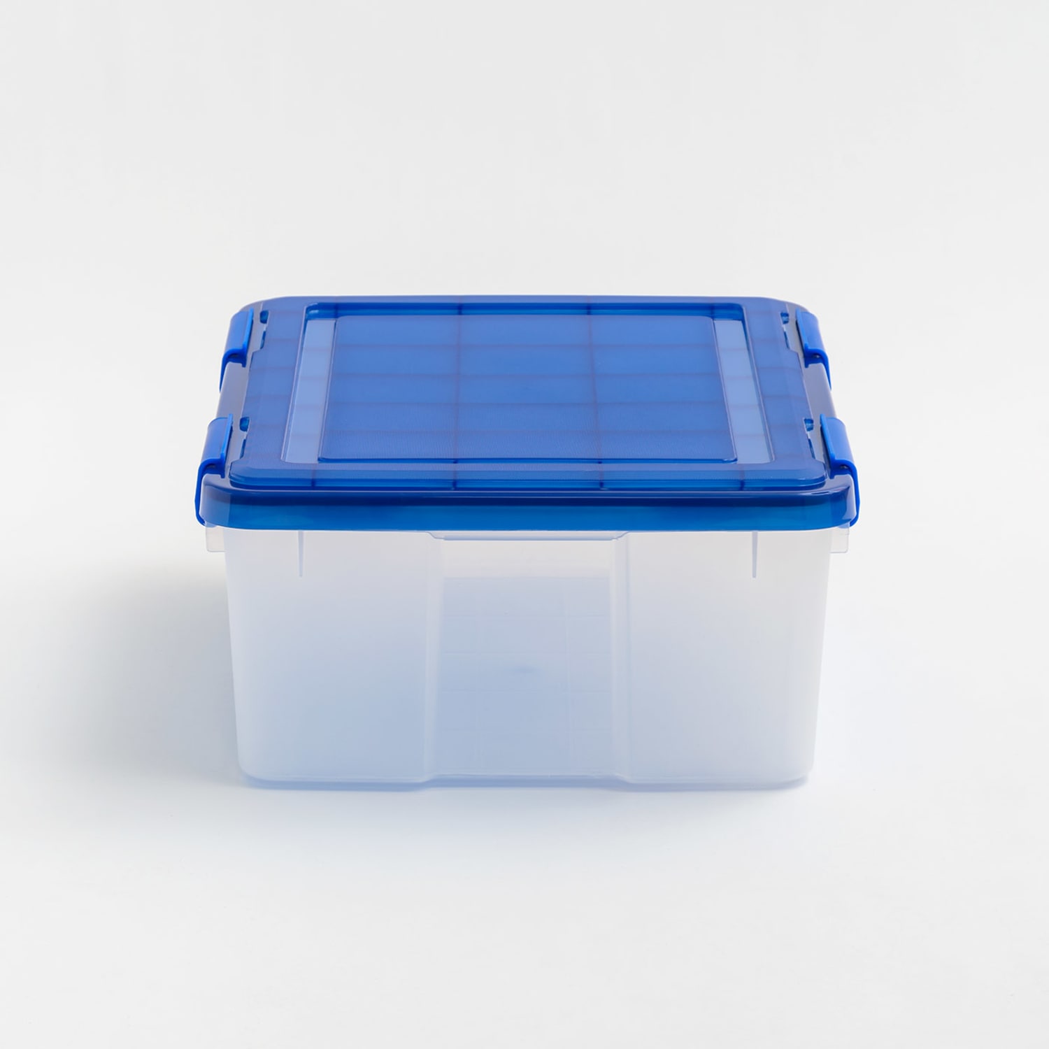 Iris Ultimate Weathertight Storage Boxes, 19-3/4inL x 16-3/16inW x 10-1/4inH, 30 Qt, Clear, Set Of 4 Boxes - Image 5
