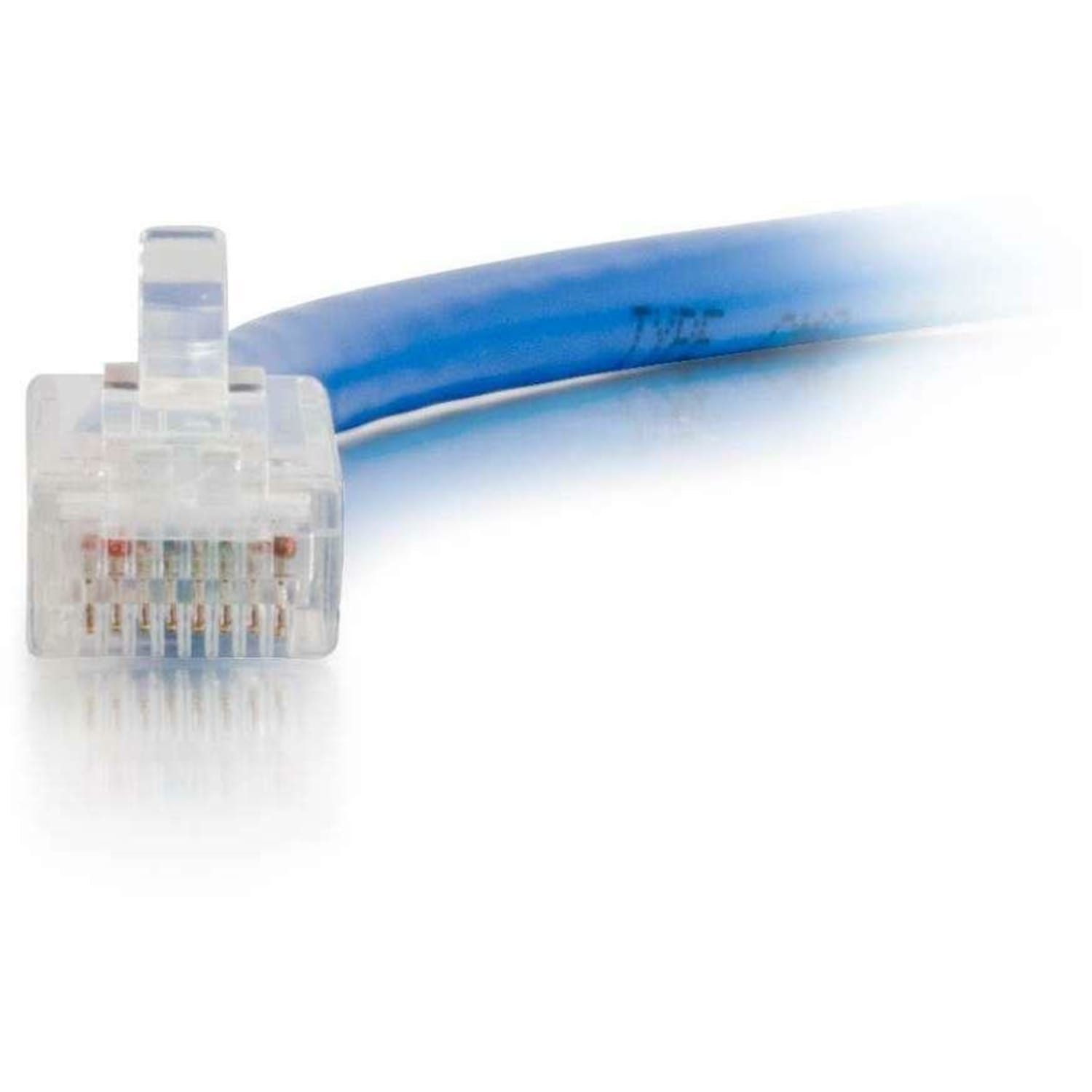 C2G 20ft Cat6 Non-Booted Unshielded (UTP) Ethernet Cable - Cat6 Network Patch Cable - PoE - Blue - 20 ft Category 6 Network Cable  - 04098 - Image 3