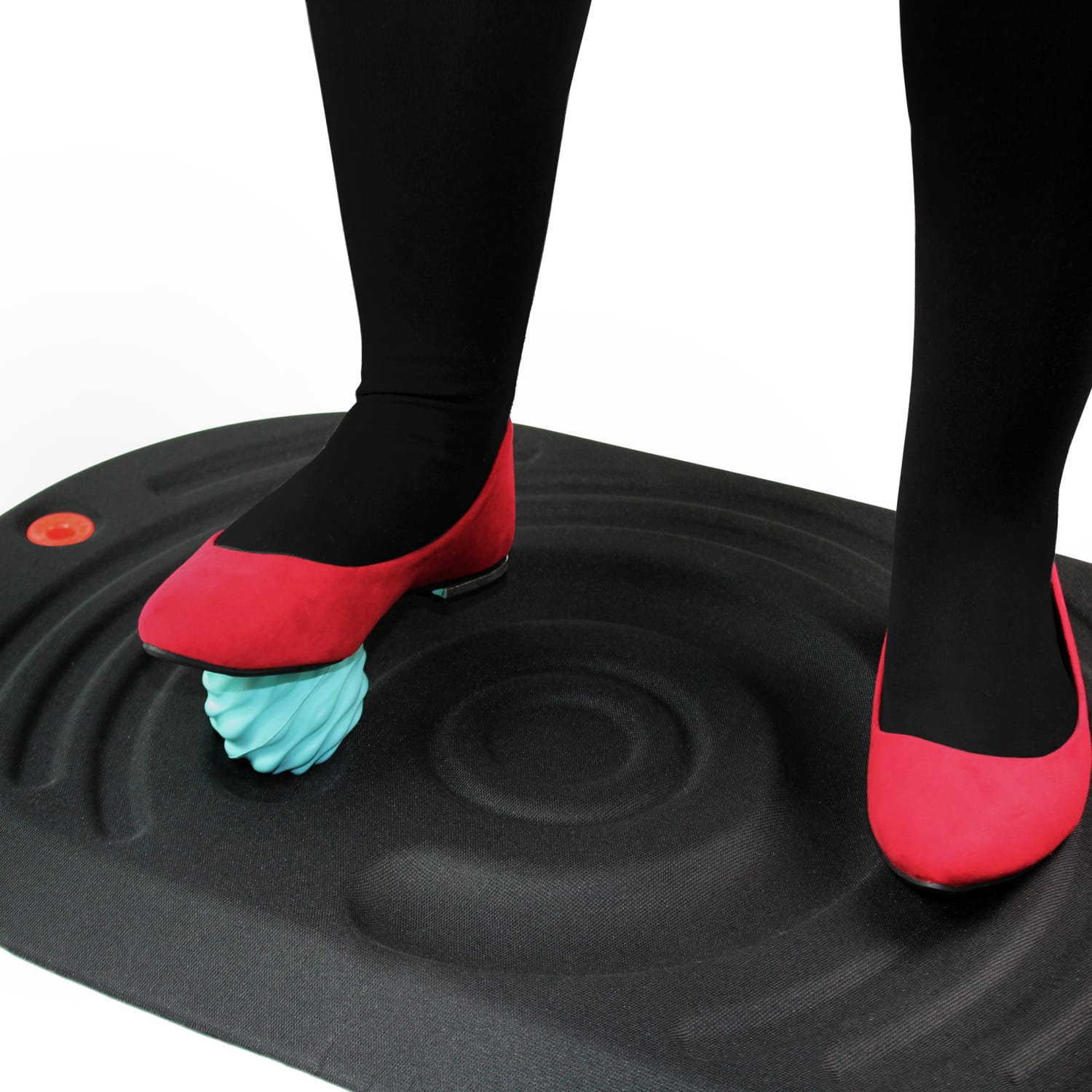 Floortex AFS-TEX Active Standing Platform with Foot Roller Balls, Black - Image 5
