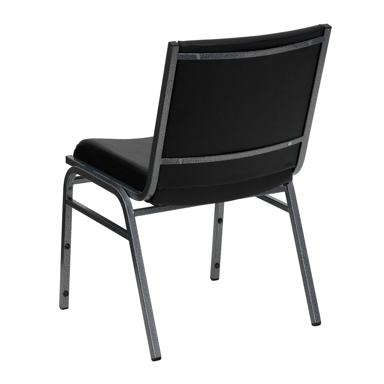 Flash Furniture HERCULES Series Heavy-Duty Stack Chair, Black/Silver Vein - Image 7