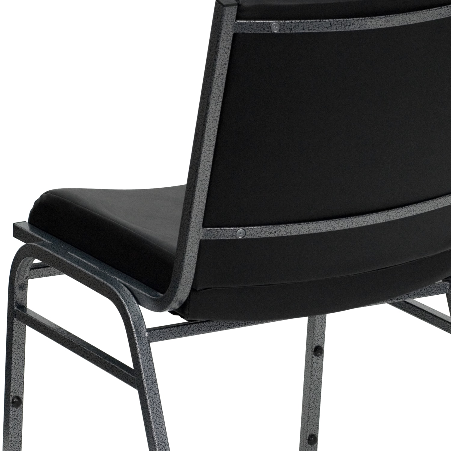 Flash Furniture HERCULES Series Heavy-Duty Stack Chair, Black/Silver Vein - Image 11
