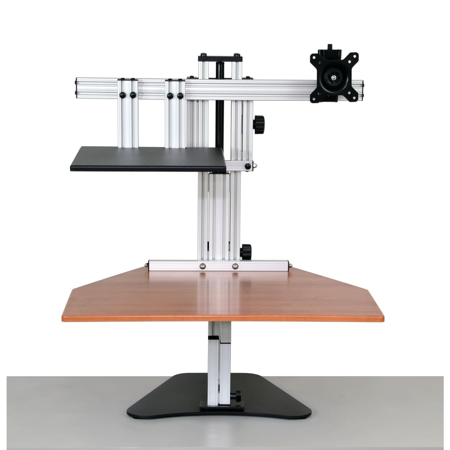 Ergo Desktop Hybrid Kangaroo MDF Desktop, Cherry - Image 3
