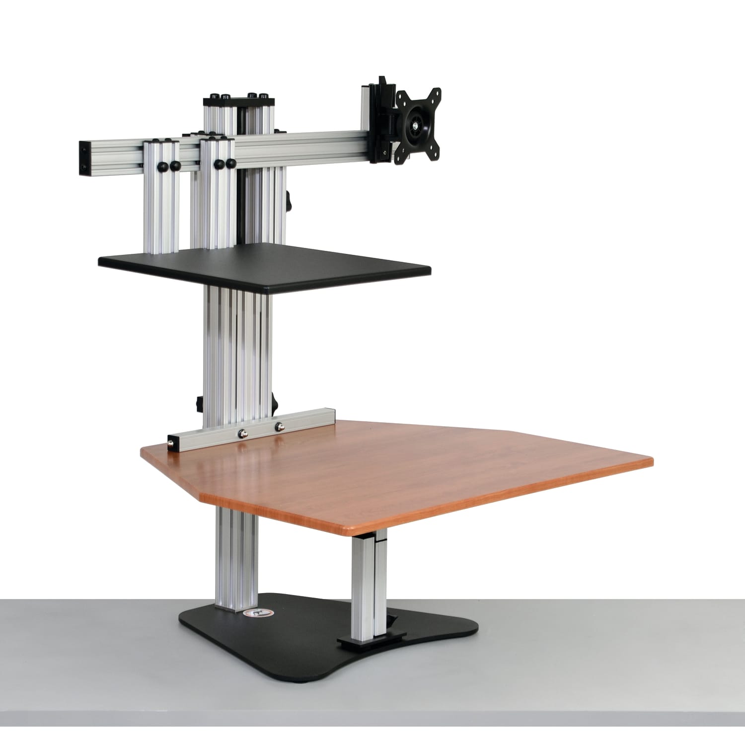 Ergo Desktop Hybrid Kangaroo MDF Desktop, Cherry - Image 4
