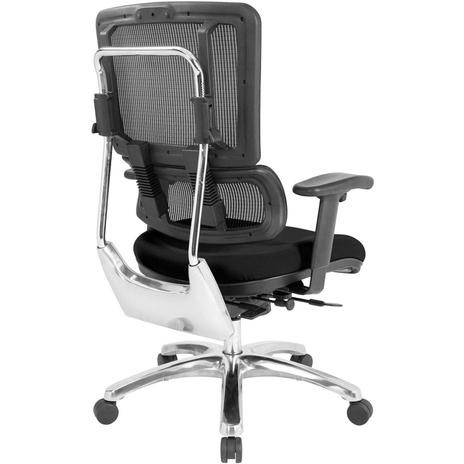 Office Star 99662C Pro Vertical Ergonomic High-Back Mesh Office Chair, Black - Image 4