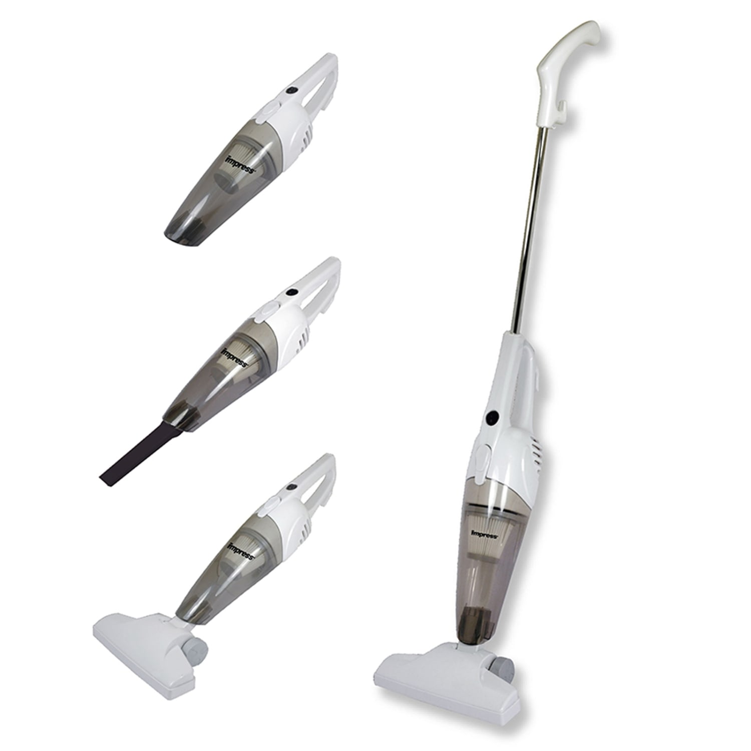 Impress GoVac 2-in-1 Upright Handheld Vacuum Cleaner, White - Image 3