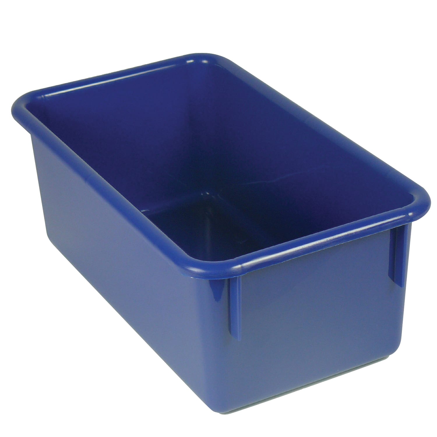 Romanoff Stowaway Trays, 5-1/4inH x 7-3/4inW x 13-1/4inD, Blue, Pack Of 3 Trays - Image 3