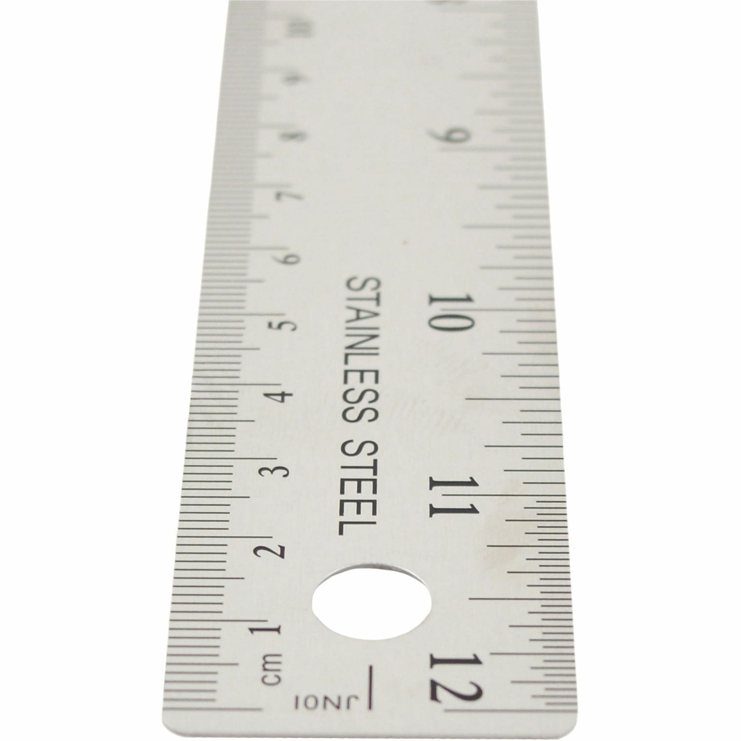 Westcott Stainless Steel Rulers, 12in L x 1in W, Stainless Steel, Pack Of 12 - Image 3
