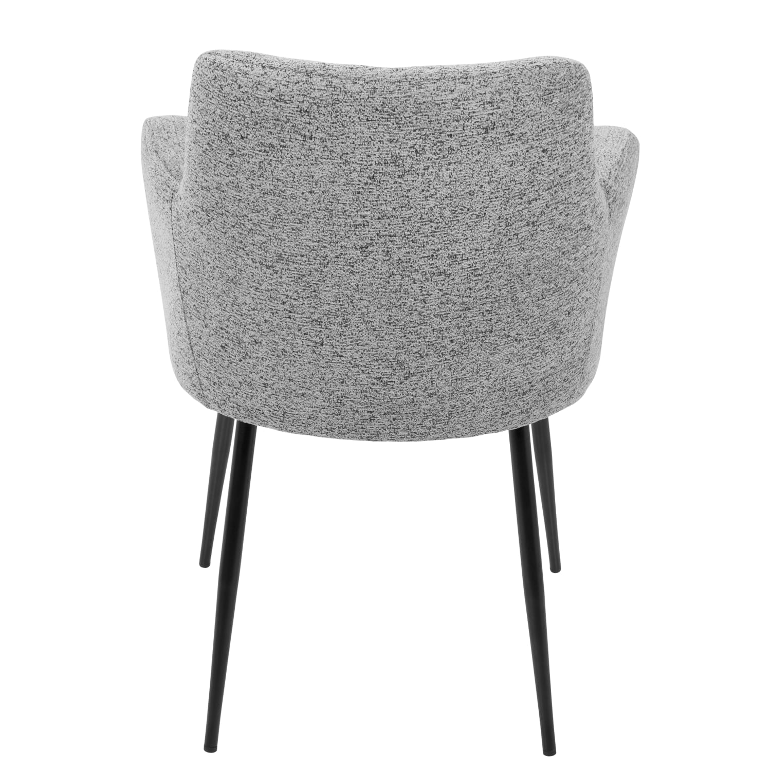 LumiSource Andrew Chairs, Black/Gray, Set Of 2 Chairs - Image 6
