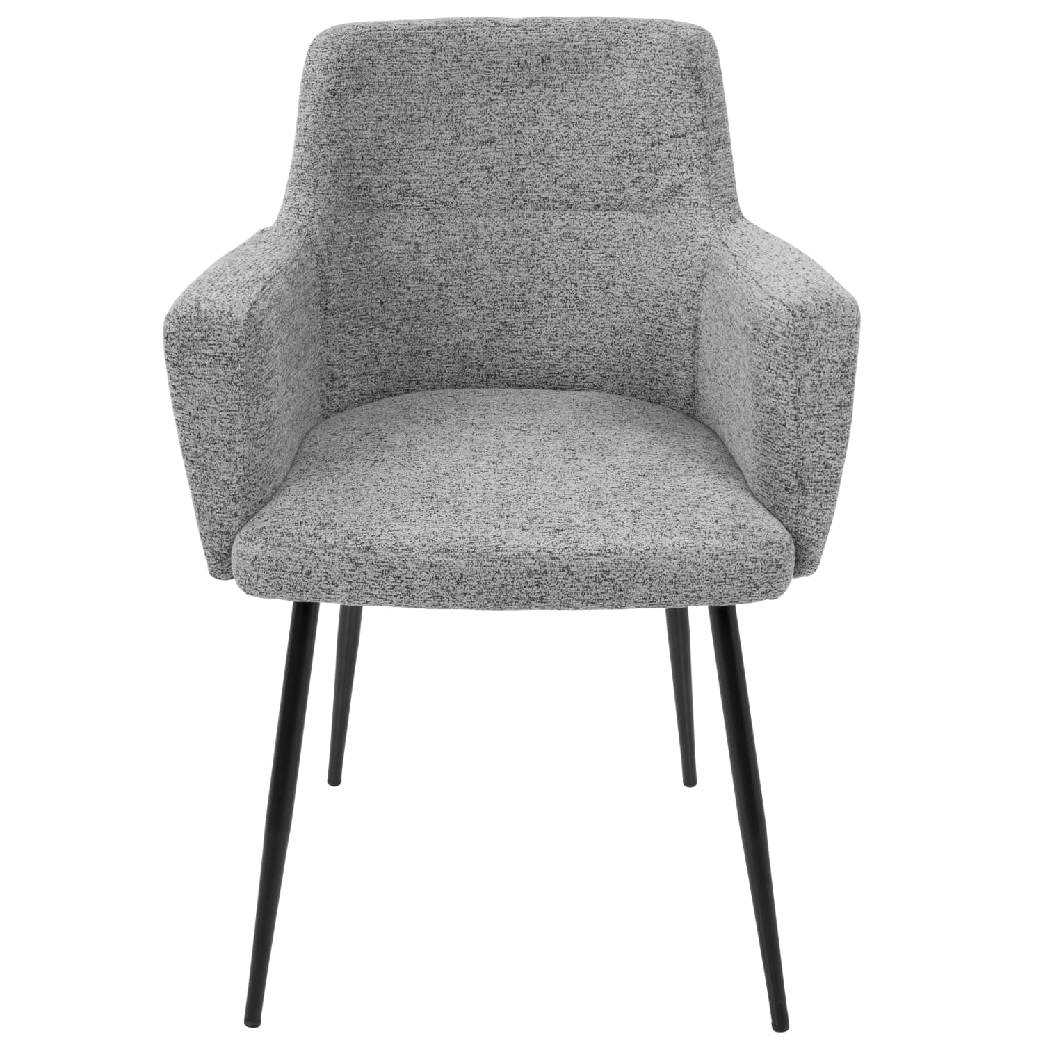 LumiSource Andrew Chairs, Black/Gray, Set Of 2 Chairs - Image 7