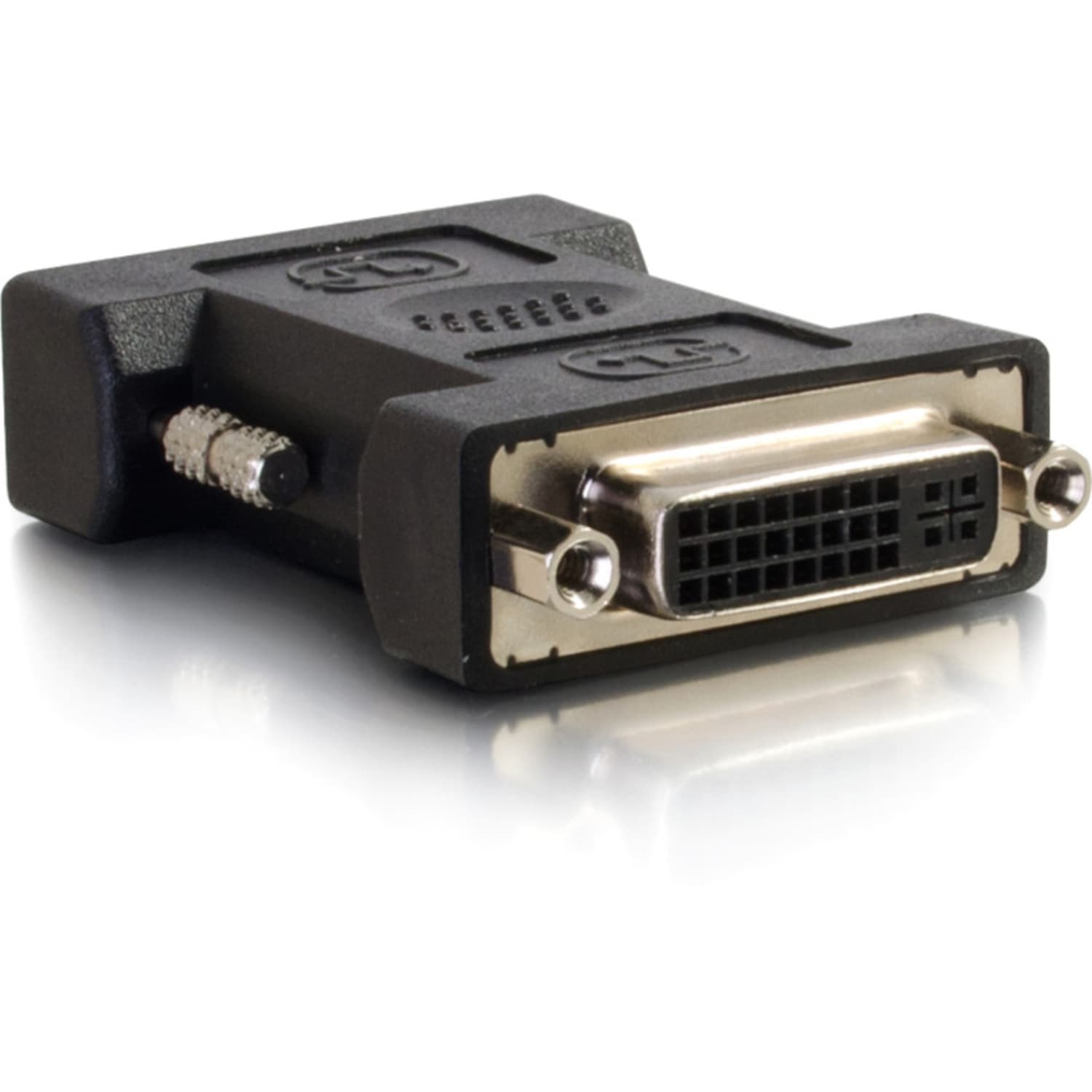 C2G DVI-I Female to DVI-D Male Adapter - 1 x 24-pin DVI-D (Dual-Link) Digital Video Male - 1 x 29-pin DVI-I (Dual-Link) Video Female - Black - Image 6