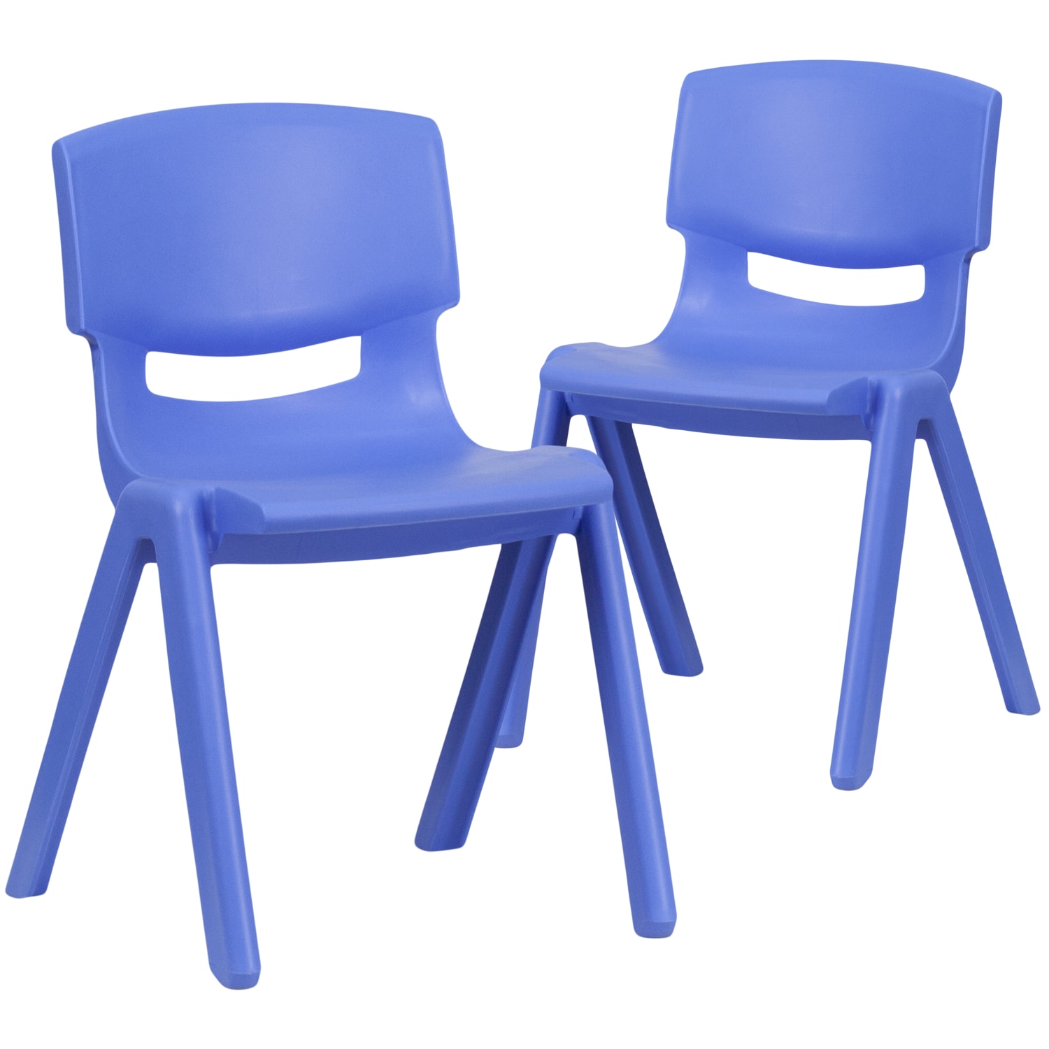 Flash Furniture Plastic Stackable School Chairs With 1314in Seat Height Blue Set Of 2 Chairs PopularChairscom Flash Furniture Plastic Stackable School Chairs With 13 14in Seat Height Blue Set Of 2 Chairs PopularChairscom