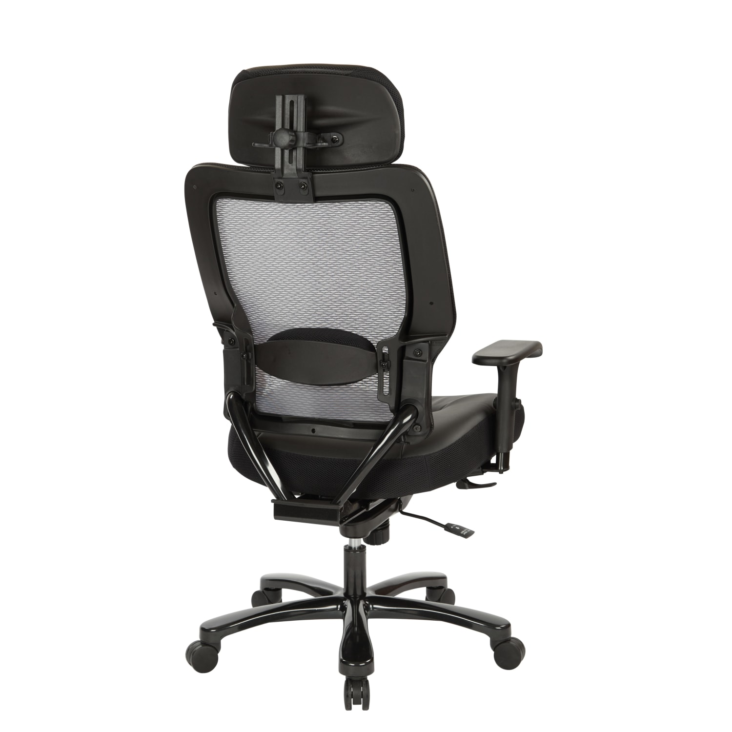 Office Star Space Seating 63 Series Bonded Leather Executive Big And Tall HighBack Chair With Headrest Black PopularChairscom Office Star Space Seating 63 Series Bonded Leather Executive Big And Tall High Back Chair With Headrest Black PopularChairscom