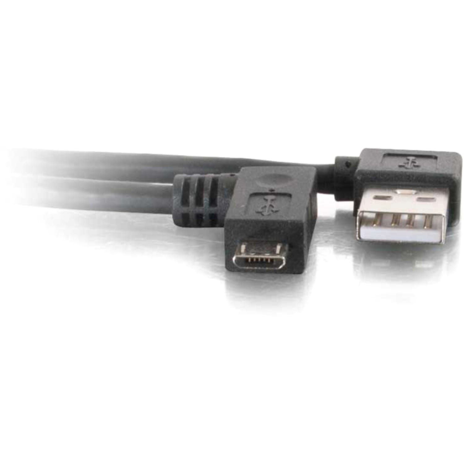 C2G 5m USB A to Micro-USB B Cable with Right Angeled Connectors-USB 2.0 16ft - USB  - 28116 - Image 3