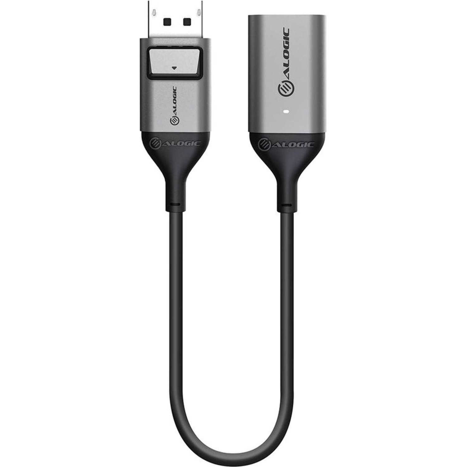 Alogic Ultra DisplayPort 1.4 to HDMI 2.0 Adapter - 4K 60Hz - ACTIVE - 20cm - 7.87in DisplayPort/HDMI A/V Cable for Audio/Video Device, Notebook, PC, TV, Monitor, Projector - Image 3