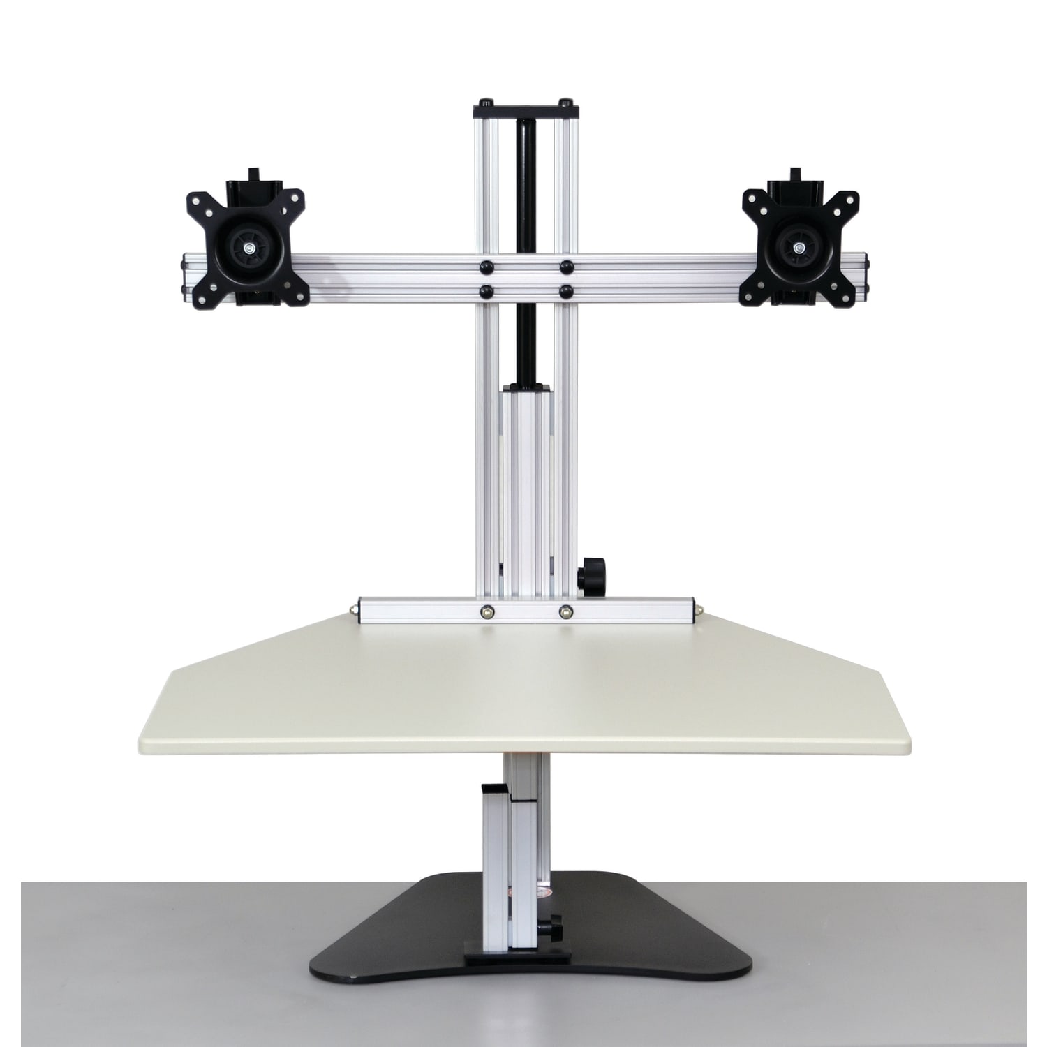 Ergo Desktop Wallaby Elite 28inW Adjustable Height Desk Converter, Putty - Image 3