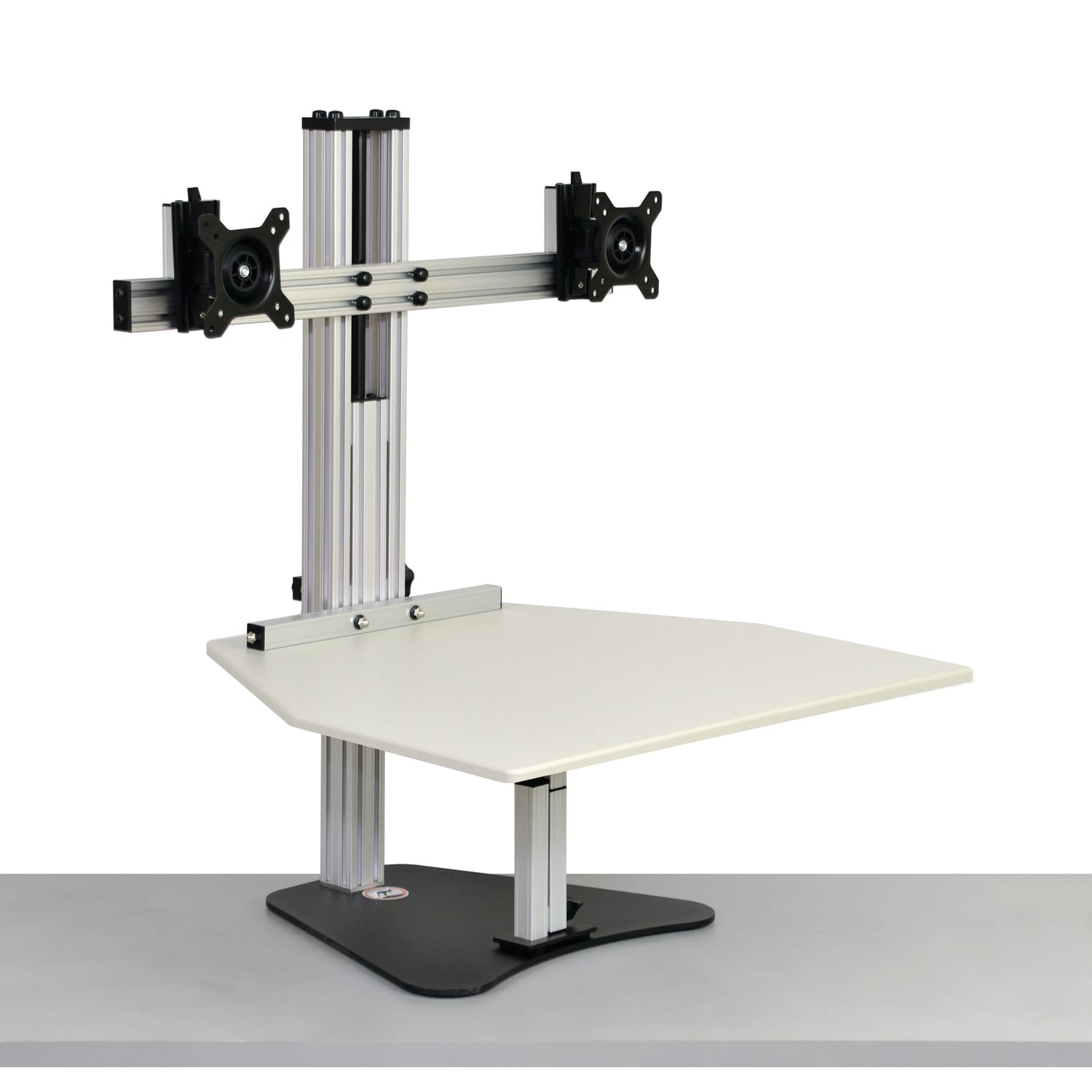 Ergo Desktop Wallaby Elite 28inW Adjustable Height Desk Converter, Putty - Image 4