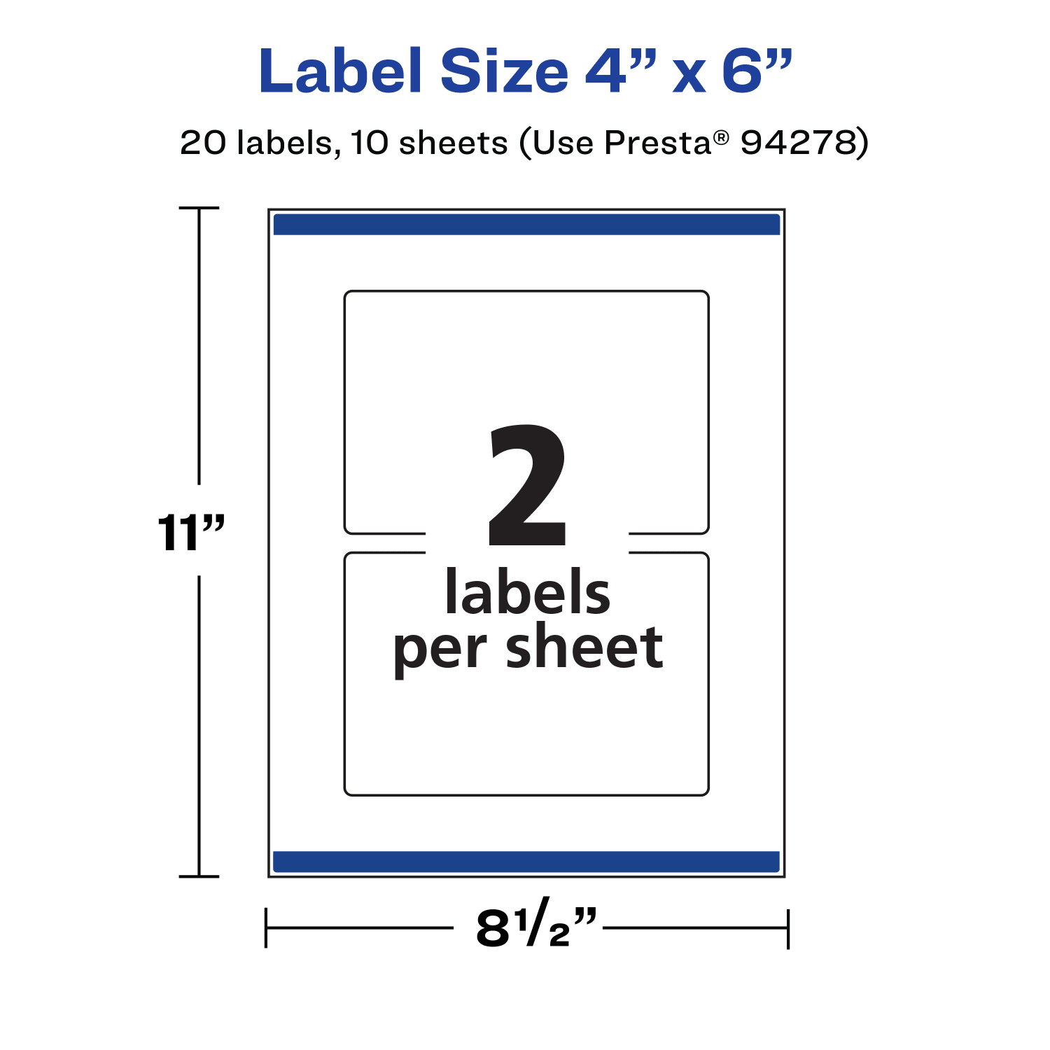 Avery Waterproof Permanent Labels With Sure Feed, 94278-WMF10, Rectangle, 4in x 6in, White, Pack Of 20 - Image 6