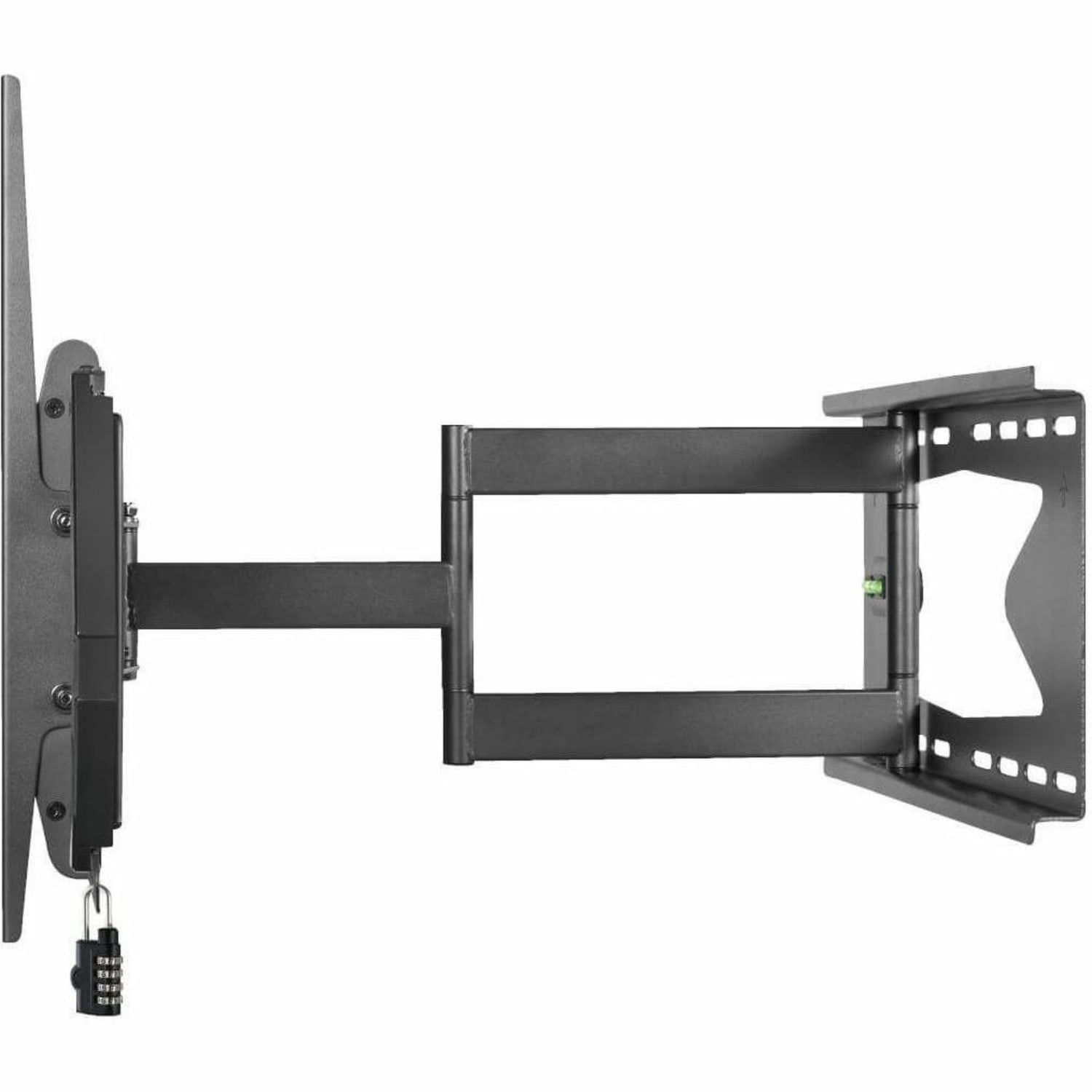 Eaton Tripp Lite Series Heavy-Duty Full-Motion Security TV Wall Mount for 37in to 80in, Flat or Curved, UL Certified - Bracket - for LCD TV - steel - black - screen size: 37in-80in - wall-mountable - Image 5