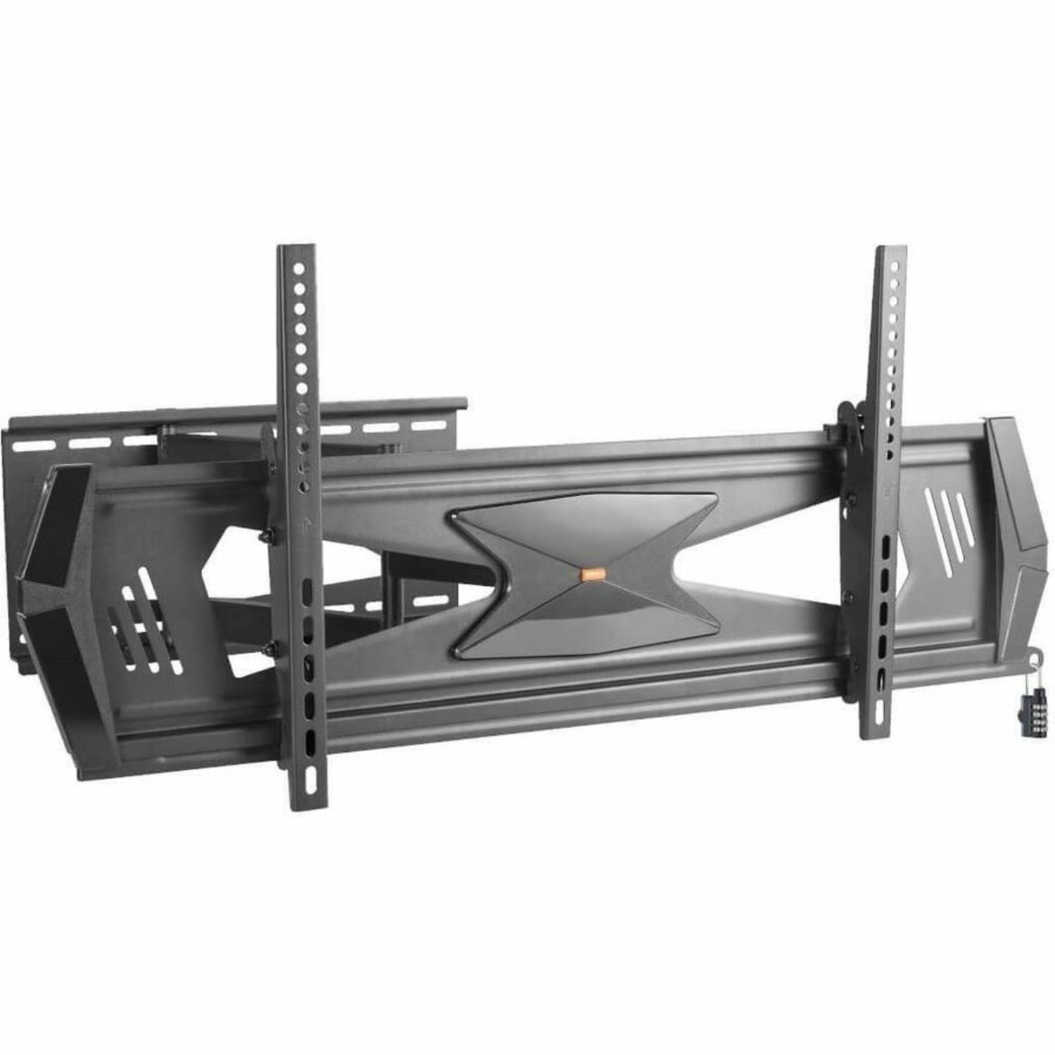 Eaton Tripp Lite Series Heavy-Duty Full-Motion Security TV Wall Mount for 37in to 80in, Flat or Curved, UL Certified - Bracket - for LCD TV - steel - black - screen size: 37in-80in - wall-mountable - Image 6