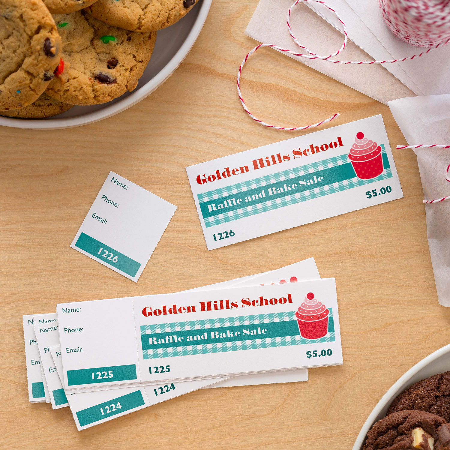 Avery Printable Tickets, 1 3/4in x 5 1/2in, White, Pack Of 200 Tickets - Image 4