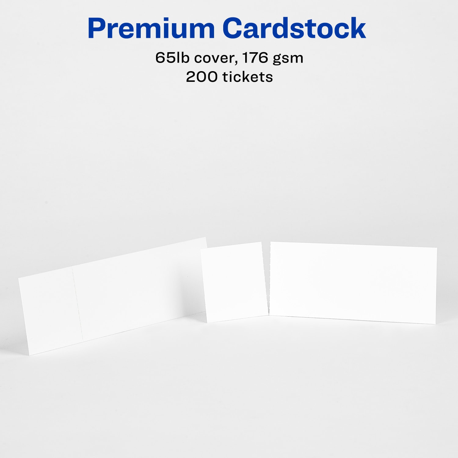 Avery Printable Tickets, 1 3/4in x 5 1/2in, White, Pack Of 200 Tickets - Image 6