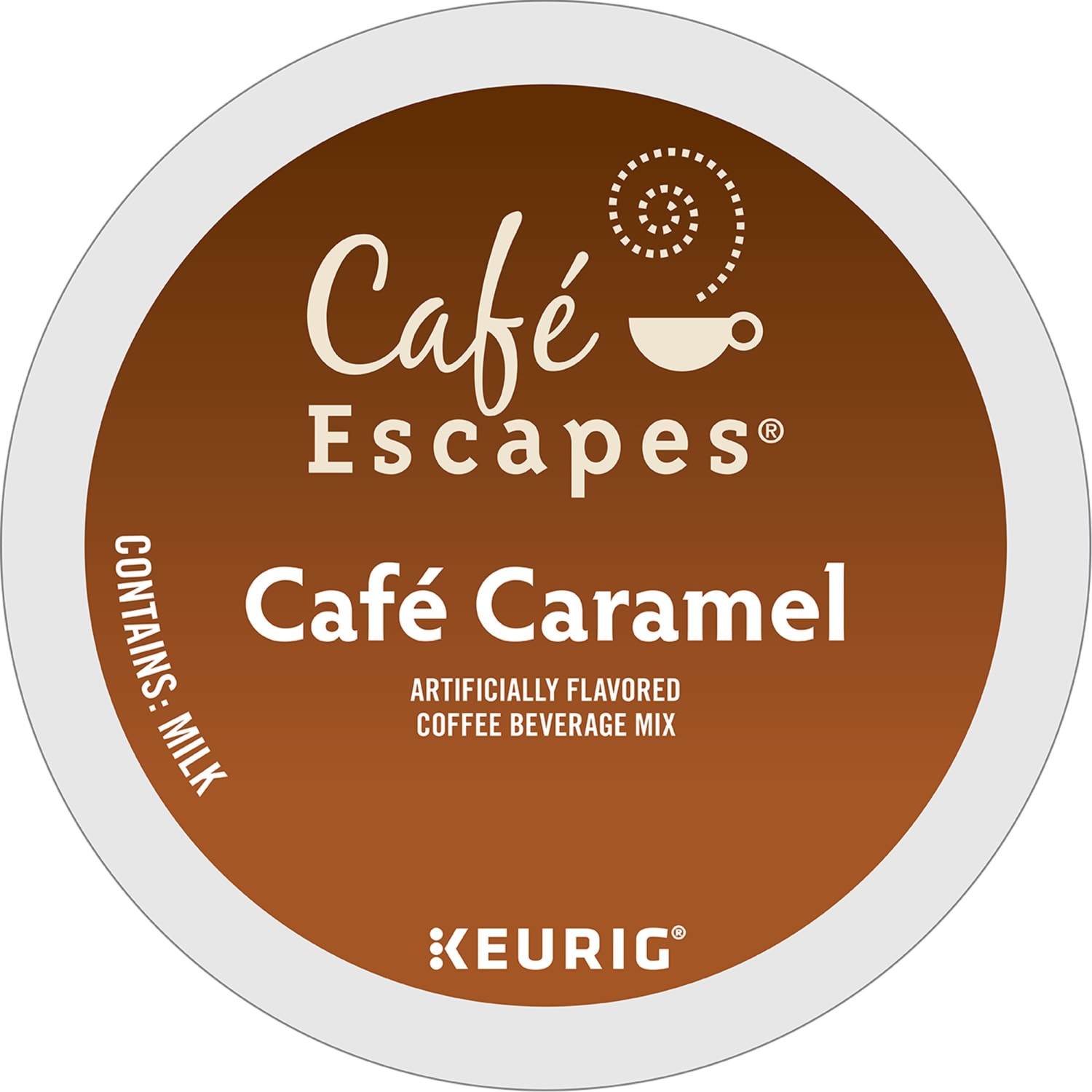 Cafe Escapes Cafe Caramel Keurig Single-Serve K-Cup Pods, 24 Pods Per Pack, Case Of 4 Packs - Image 6