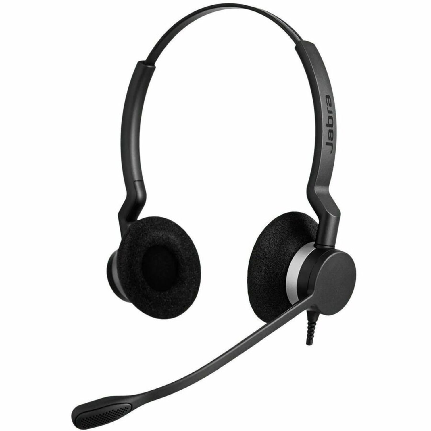 Jabra BIZ 2300 Headset - Microsoft Teams Certification - Stereo - USB Type A - Wired - 32 Ohm - 70 Hz to 16 kHz - Over-the-head, On-ear - Binaural - Supra-aural - 7.71 ft Cable - Noise Cancelling, Uni-directional Microphone - Black - Image 5