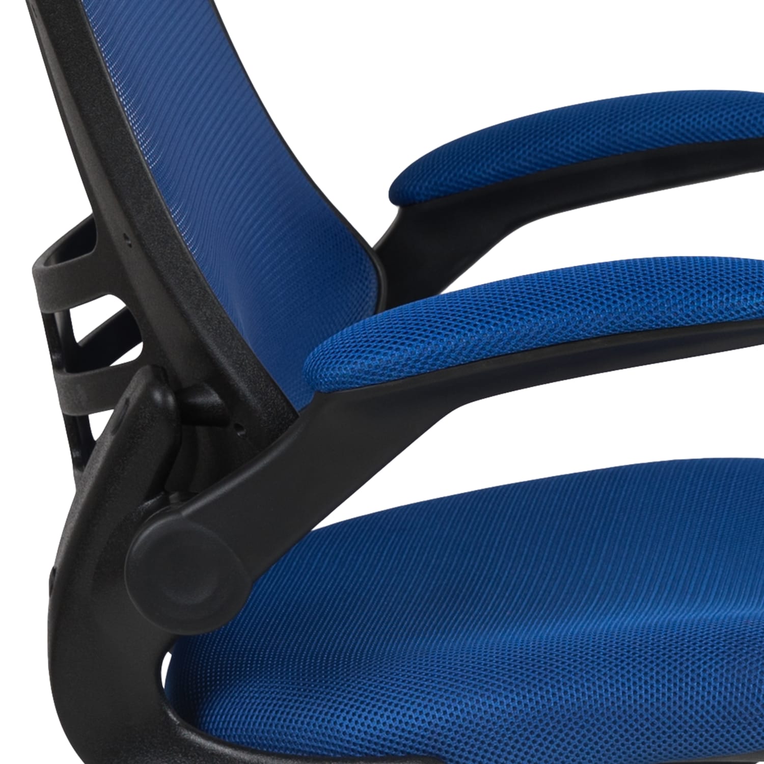 Flash Furniture MidBack Mesh Ergonomic Drafting Chair with Adjustable Foot Ring and FlipUp Arms Blue PopularChairscom Flash Furniture Mid Back Mesh Ergonomic Drafting Chair with Adjustable Foot Ring and Flip Up Arms Blue PopularChairscom