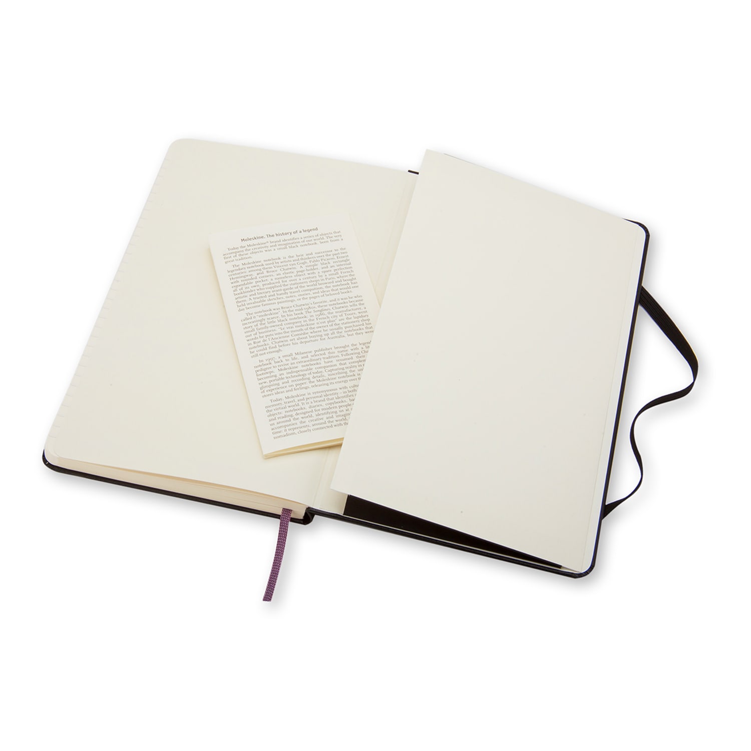 Moleskine Classic Hard Cover Notebook, 3-1/2in x 5-1/2in, Ruled, 192 Pages, Black - Image 6