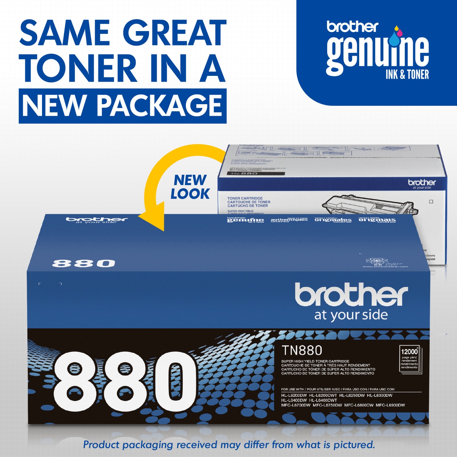 Brother TN-880 Black Extra-High Yield Toner Cartridge, TN-880BK - Image 4