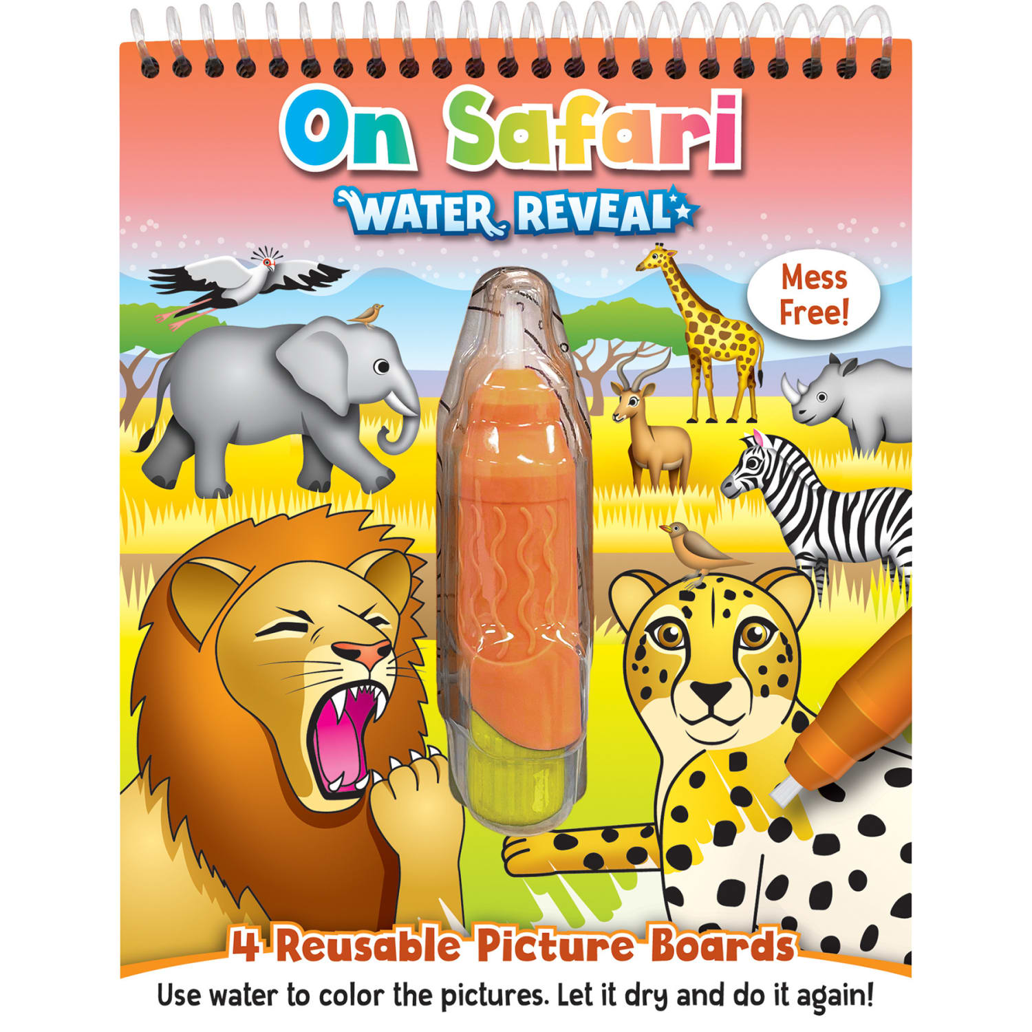 Teacher Created Resources Water Reveal Books, On Safari, Bundle Of 6 Sets - Image 4