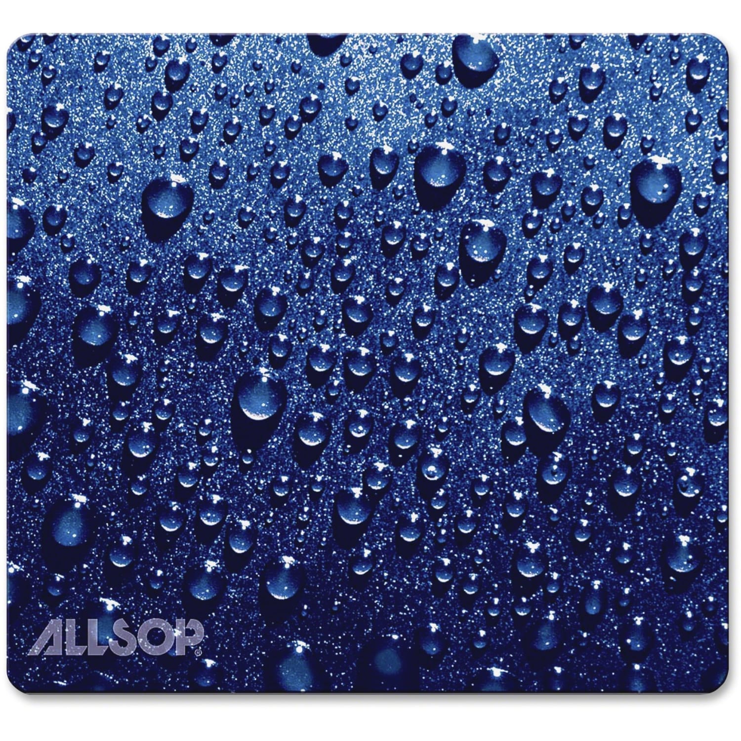 Allsop Naturesmart Mouse Pad, 8.5in x 8in, Blue Raindrop - Image 3