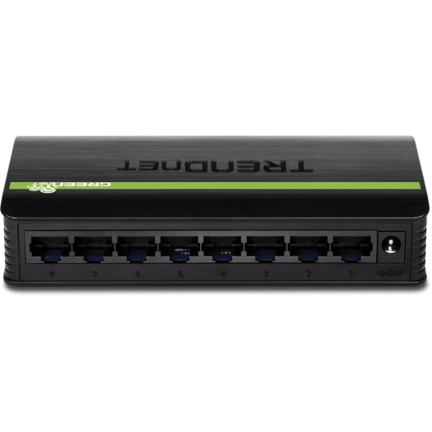 TRENDnet 8-Port Unmanaged 10/100 Mbps GREENnet Ethernet Desktop Switch; TE100-S8; 8 x 10/100 Mbps Ethernet Ports; 1.6 Gbps Switching Capacity; Plastic Housing; Network Ethernet Switch; Plug & Play - 8 Port 10/100Mbps Switch - Image 5