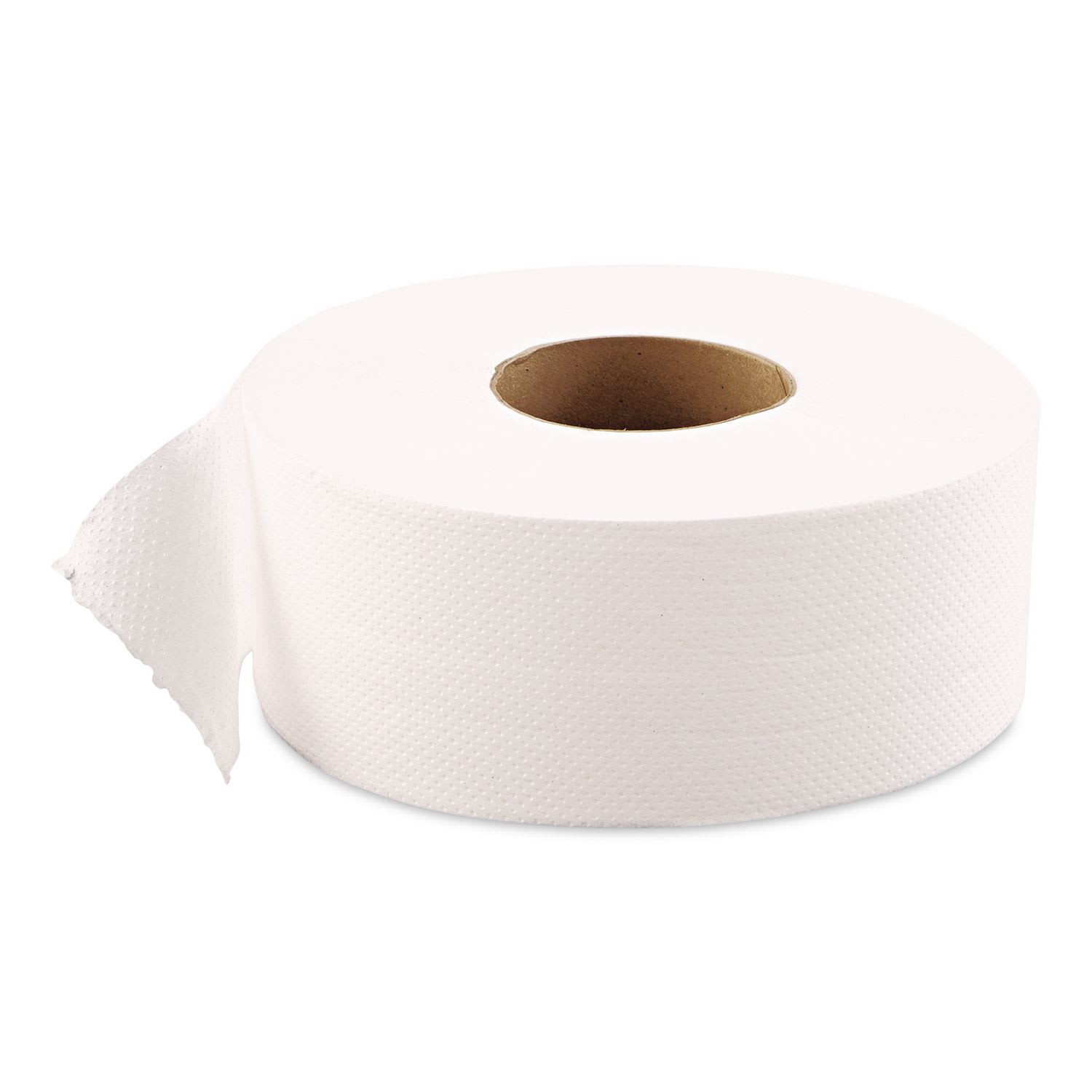 GEN JRT Jumbo Bath Tissue, Septic Safe, 1-Ply, White, 3.3 x 1,200 ft, 12 Rolls/Carton - Image 3