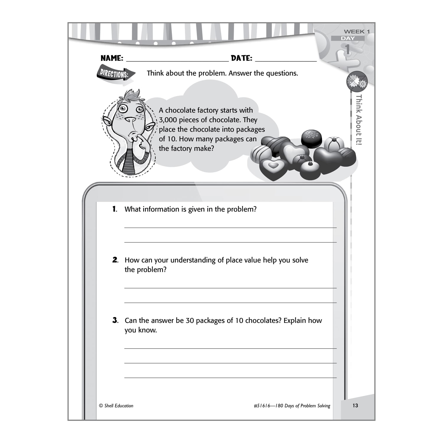 Shell Education 180 Days Of Problem Solving, Grade 4 - Image 5