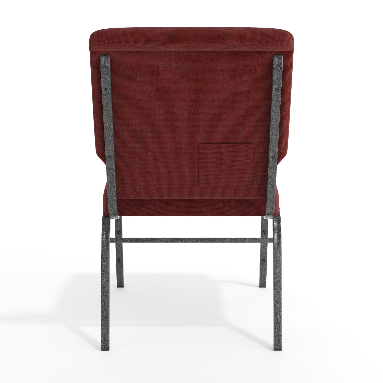 Flash Furniture Advantage Church Chair MaroonSilver Vein PCHT104 PopularChairscom