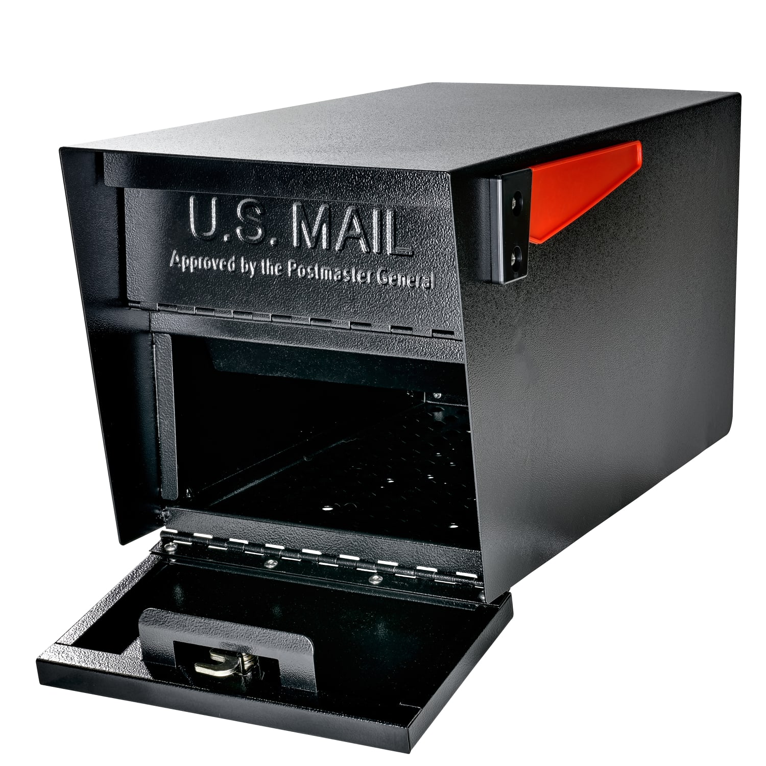Mail Boss Mail Manager Latitude Street Safe, 11-1/4inH x 10-3/4inW x 21inD, Black - Image 4