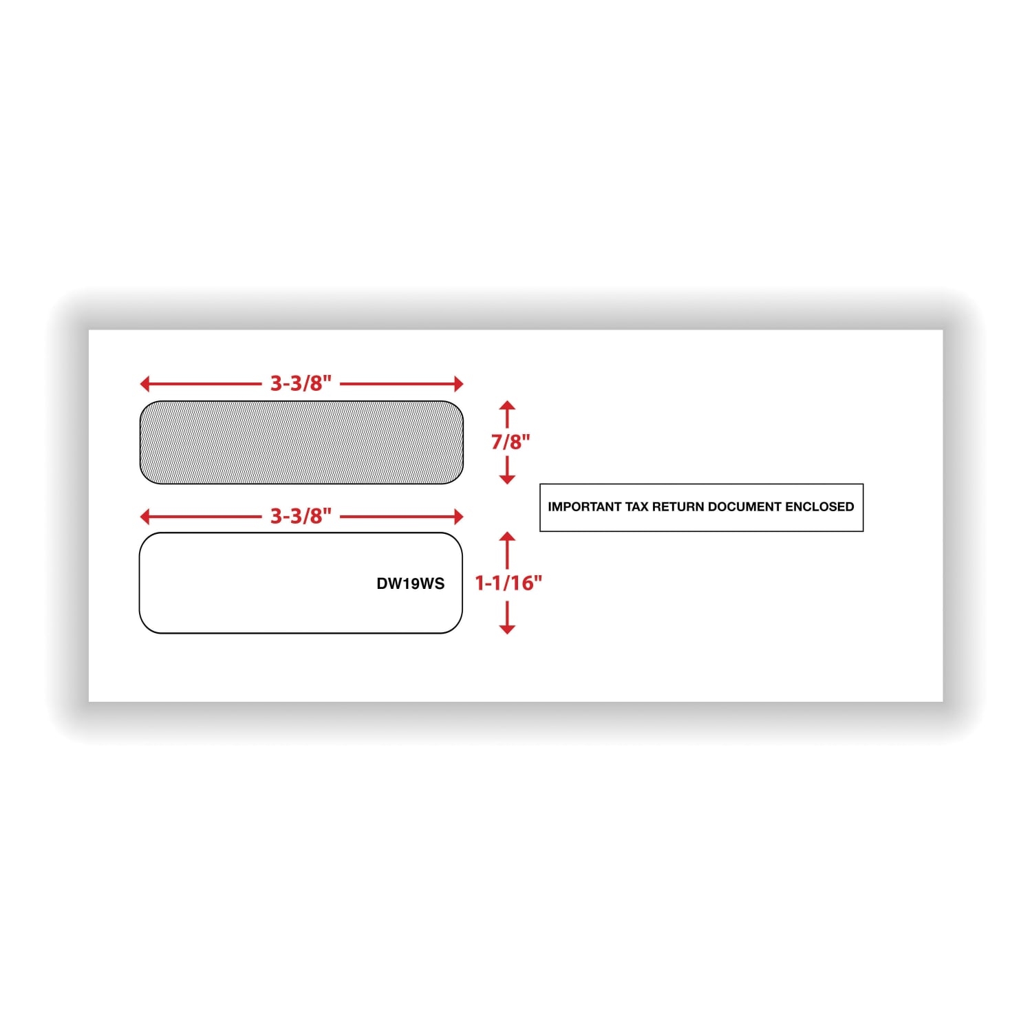 ComplyRight Double-Window Envelopes For 3-Up 1099 Tax Forms, 3-7/8in x 8-3/8in, Self-Seal, White, Pack Of 200 Envelopes - Image 4