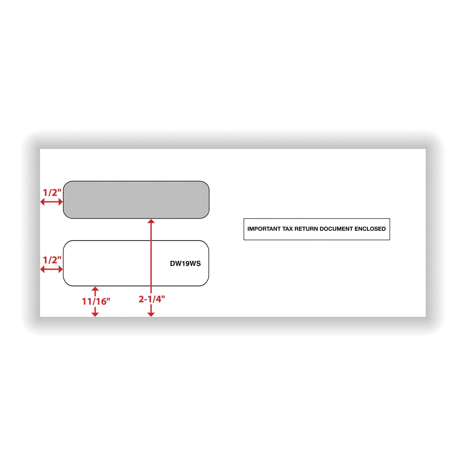 ComplyRight Double-Window Envelopes For 3-Up 1099 Tax Forms, 3-7/8in x 8-3/8in, Self-Seal, White, Pack Of 200 Envelopes - Image 5
