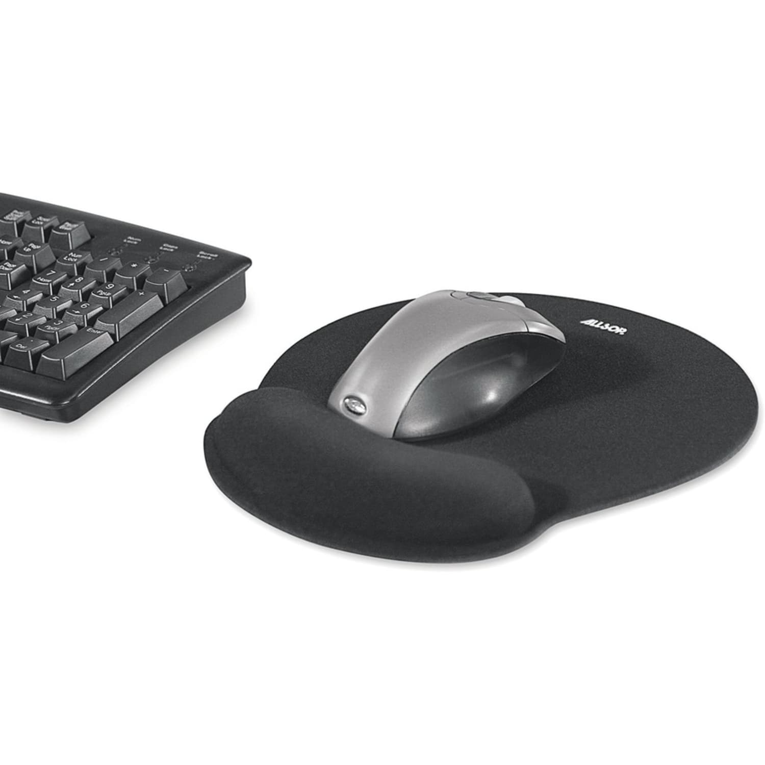 Allsop Memory Foam Mouse Pad, 0.25inH x 9.75inW x 11.5inD, Black - Image 4