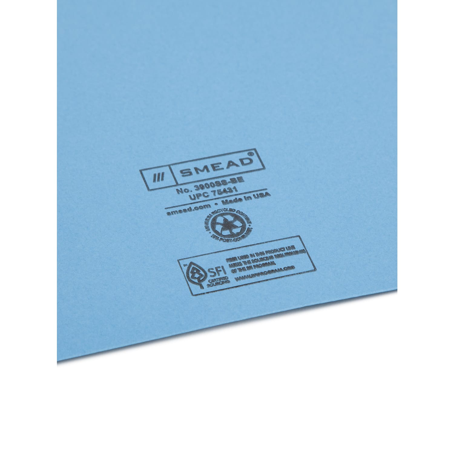 Smead Slash File Jackets Convenience Pack, 9 1/2in x 11 3/4in, Blue, Pack Of 25 - Image 5