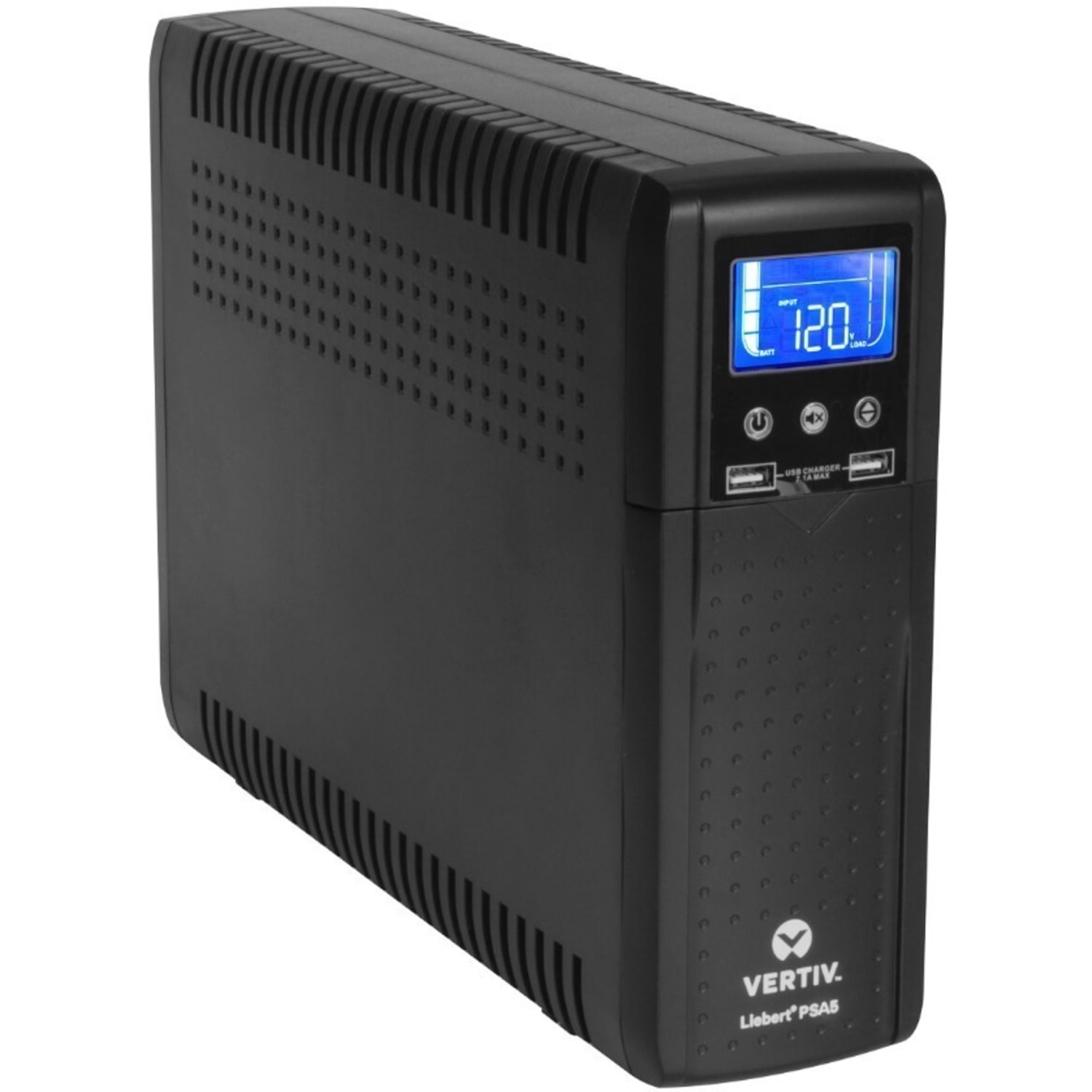 Vertiv Liebert PSA5 UPS - 1000VA/600W 120V| Line Interactive AVR Tower UPS - Battery Backup and Surge Protection | 10 Total Outlets | 2 USB Charging Port | LCD Panel | 3-Year Warranty | Energy Star Certified - Image 4