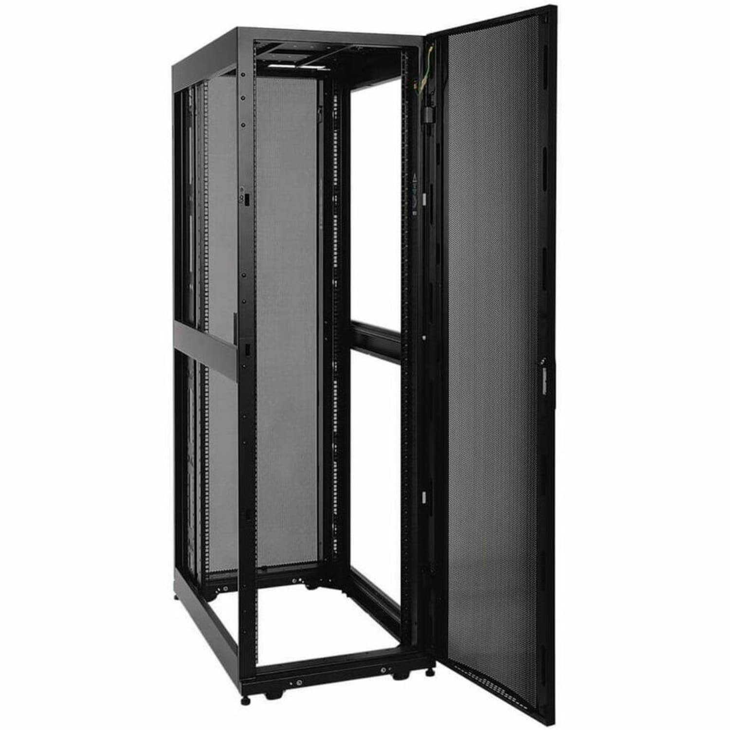 Eaton Tripp Lite Series 42U Rack Enclosure Server Cabinet Threaded 10-32 Mounted Holes - Rack cabinet - black - 42U - 19in - Image 5