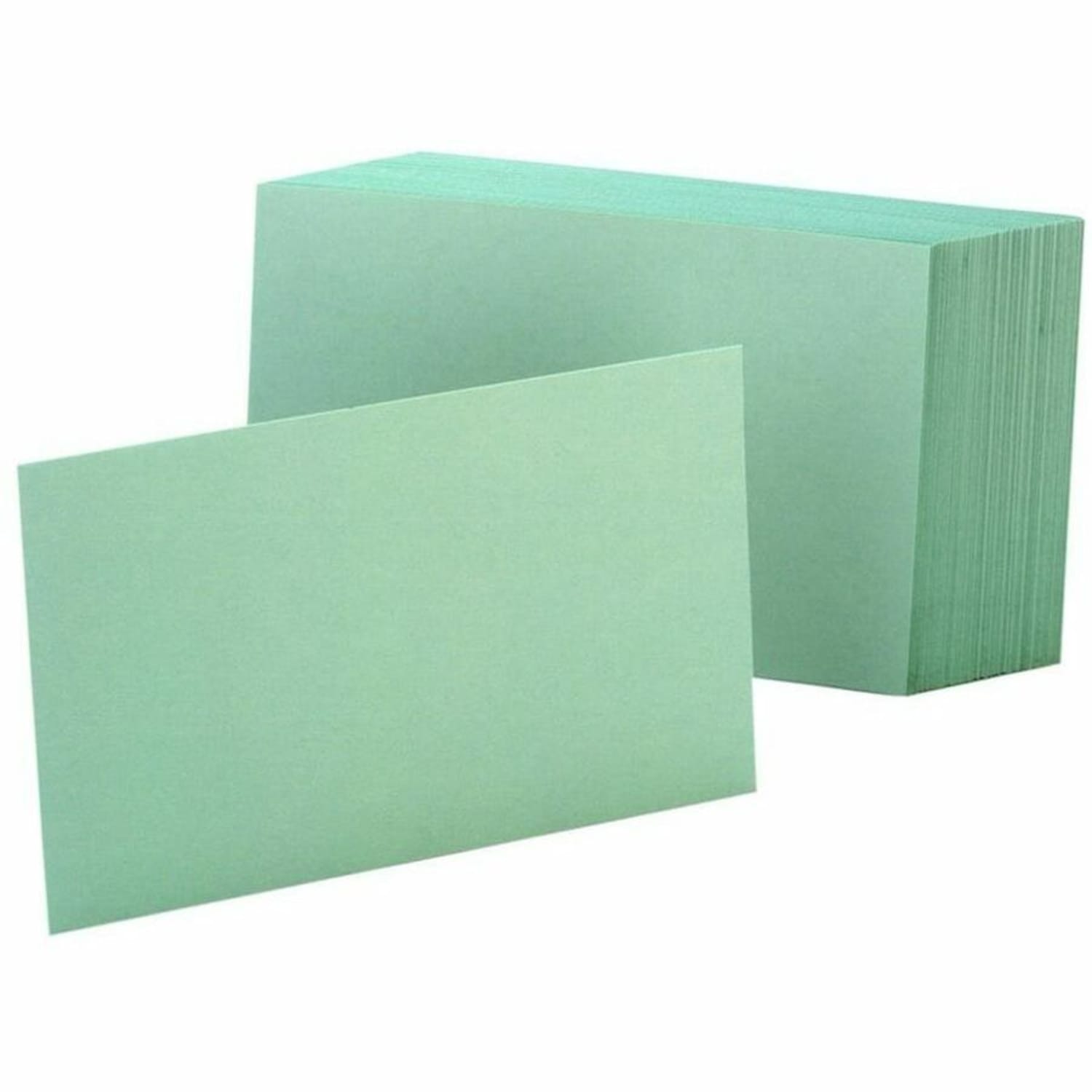 Oxford Color Index Cards, Unruled, 4in x 6in, Green, Pack Of 100 - Image 3