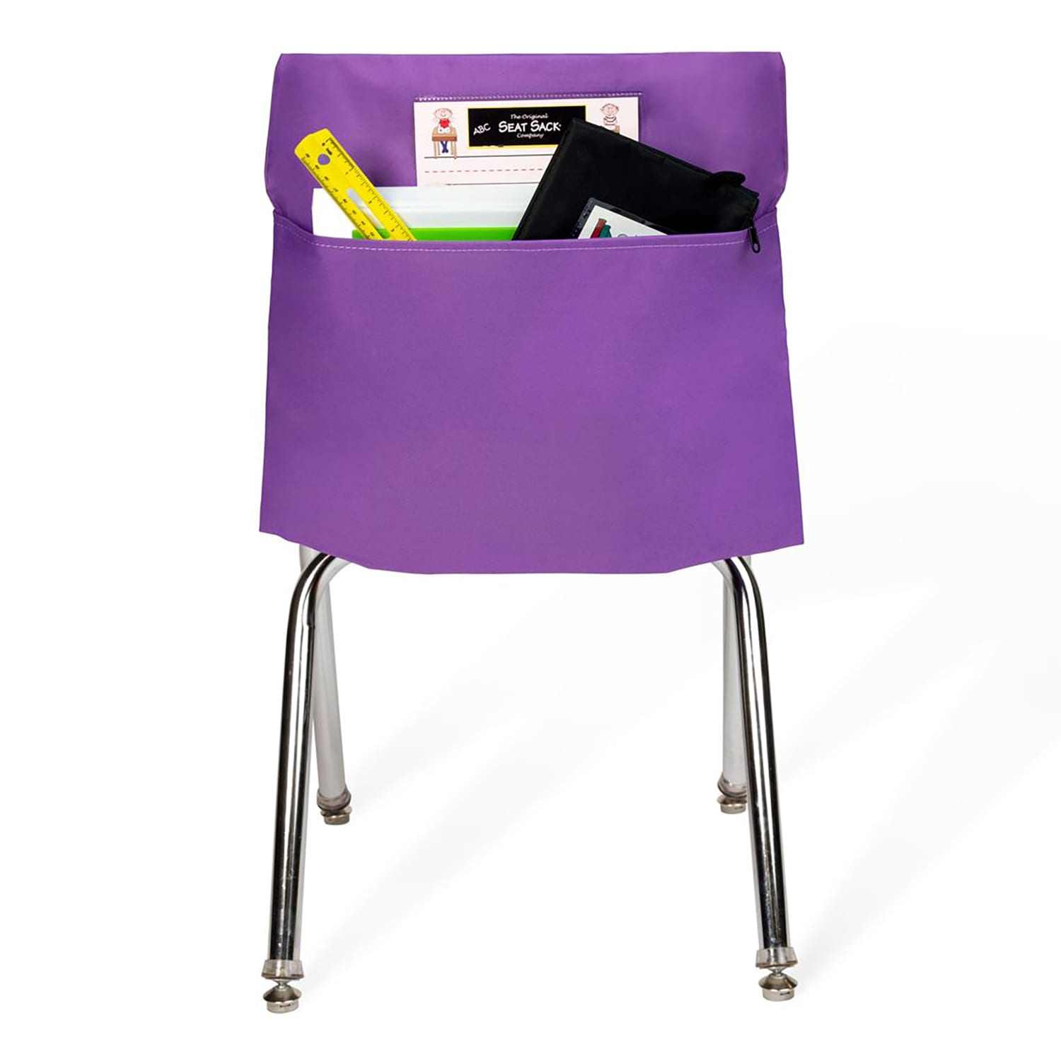 Victor Seat Sack Chair Cover Classroom Pack, 12in x 1/2in, Purple, Pack Of 25 Covers