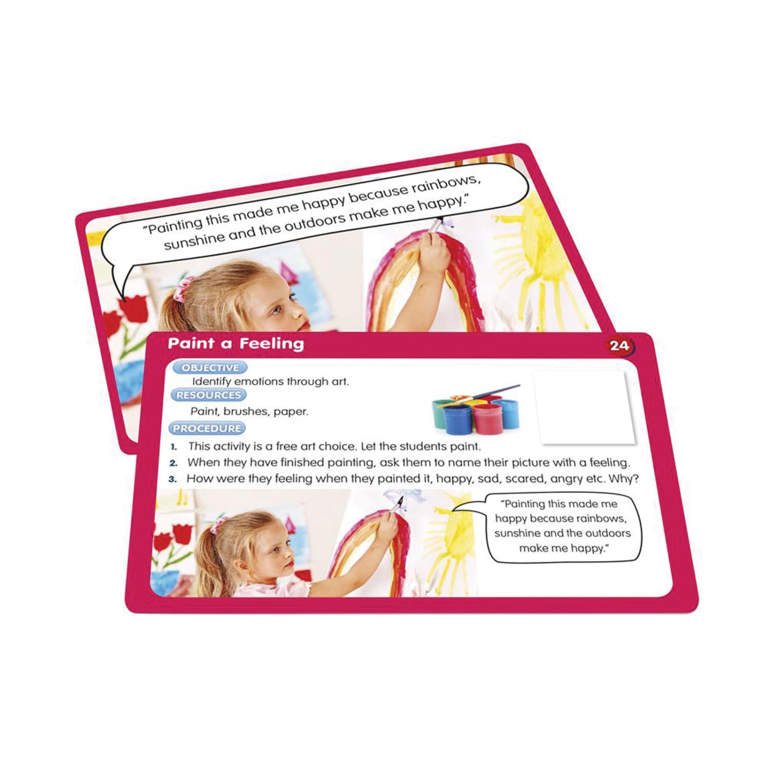 Junior Learning Emotion Activity Cards, Pack Of 50 Cards, Grades K-5 - Image 4