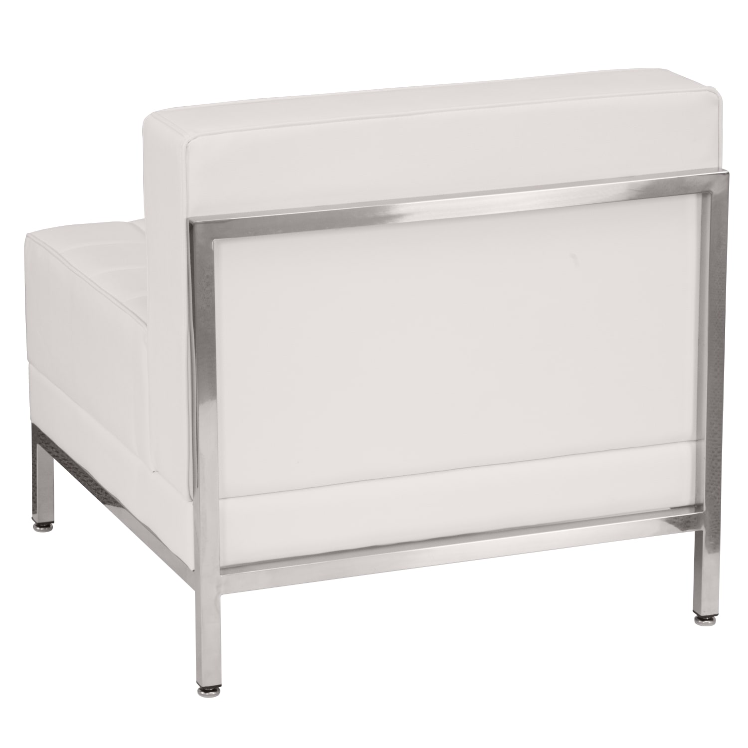 Flash Furniture Flash Furniture HERCULES Imagination Series Contemporary Melrose White LeatherSoft Middle Chair, Melrose White - Image 7